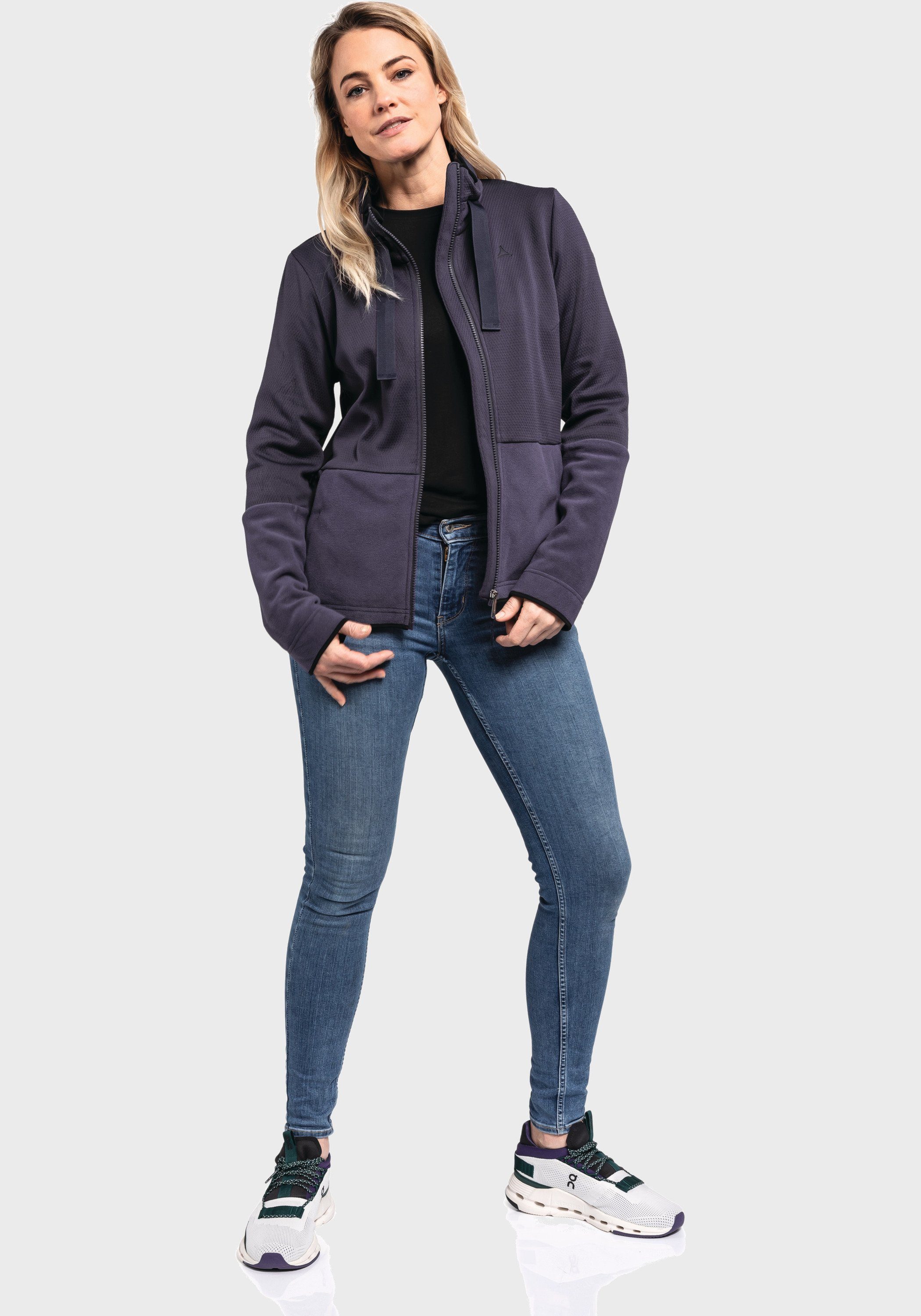 Fleece Fleecejacke Jacket lila Schöffel L Pelham