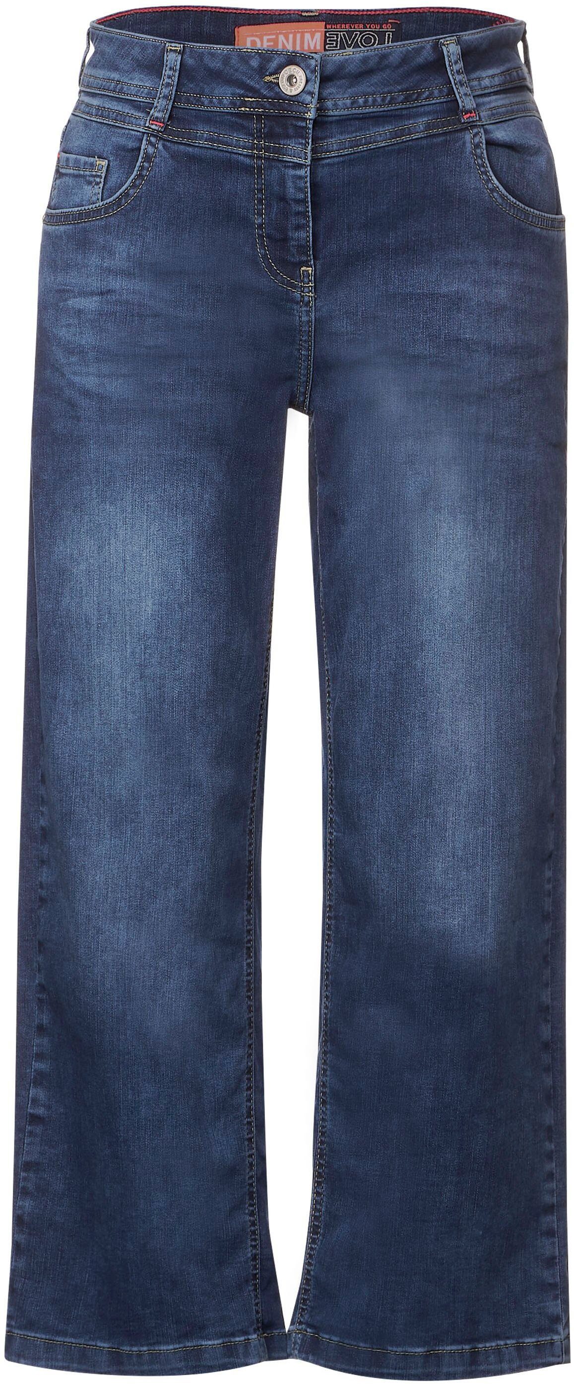 mit Loose-fit-Jeans Cecil Waschung