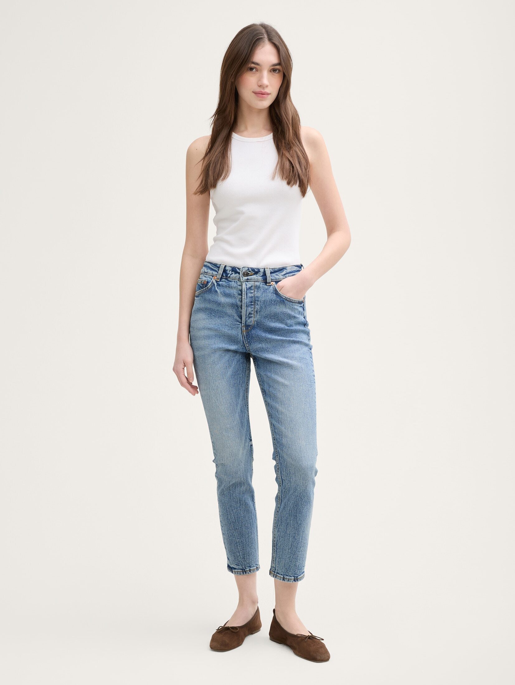 TOM TAILOR Denim Straight-Jeans TTLOTTE SLIM günstig online kaufen