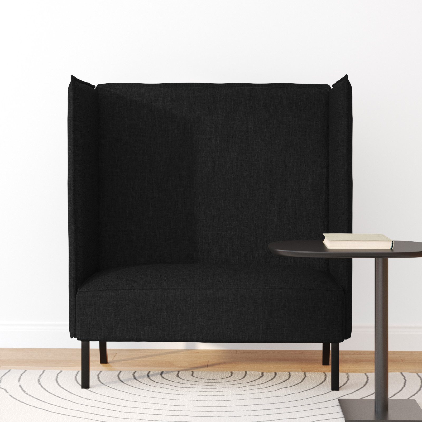 vidaXL Sofa Hochlehner Sofa Schwarz 109x56x121 günstig online kaufen