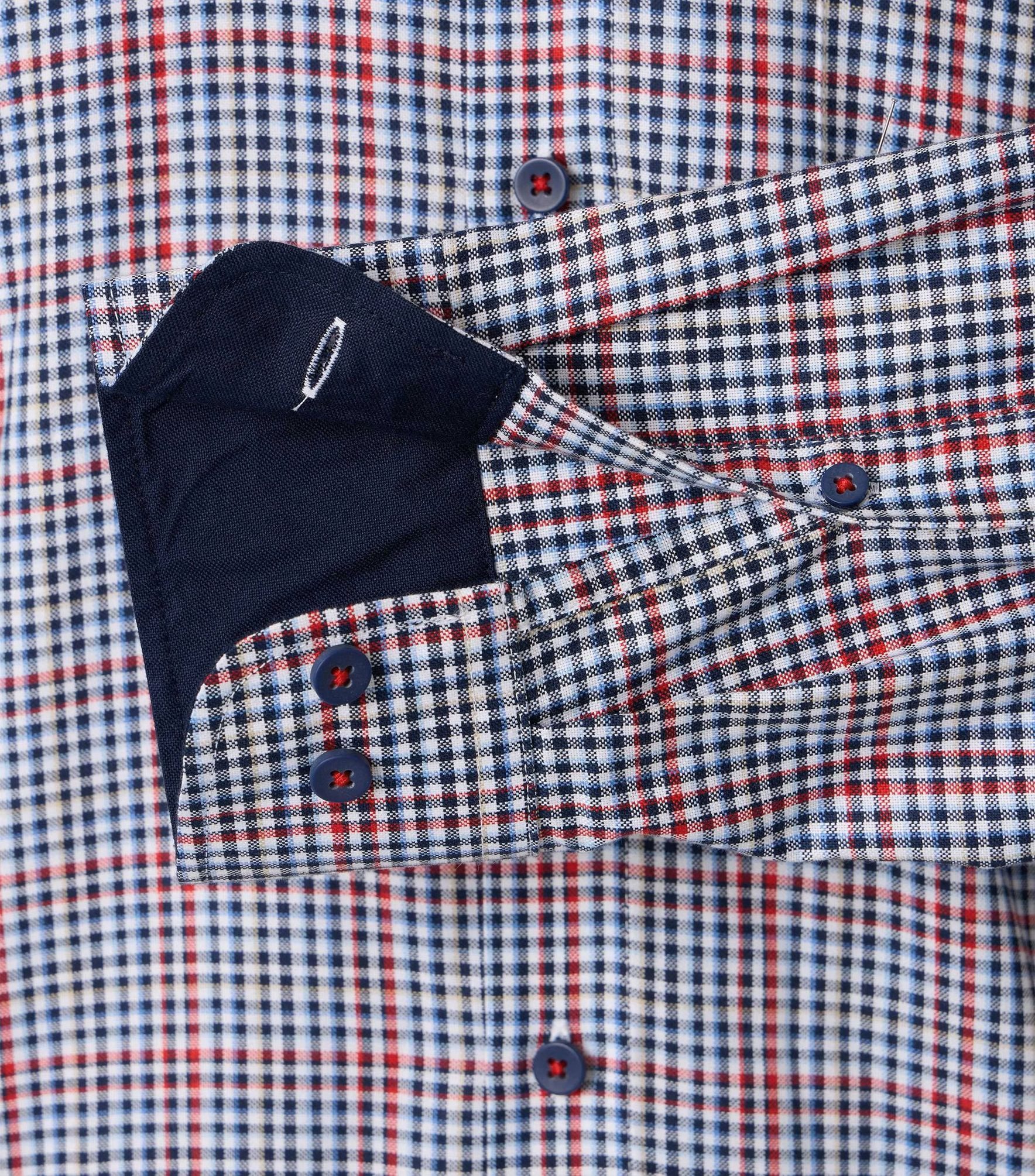 Redmond Langarmhemd 251060111 Button-Down-Kragen