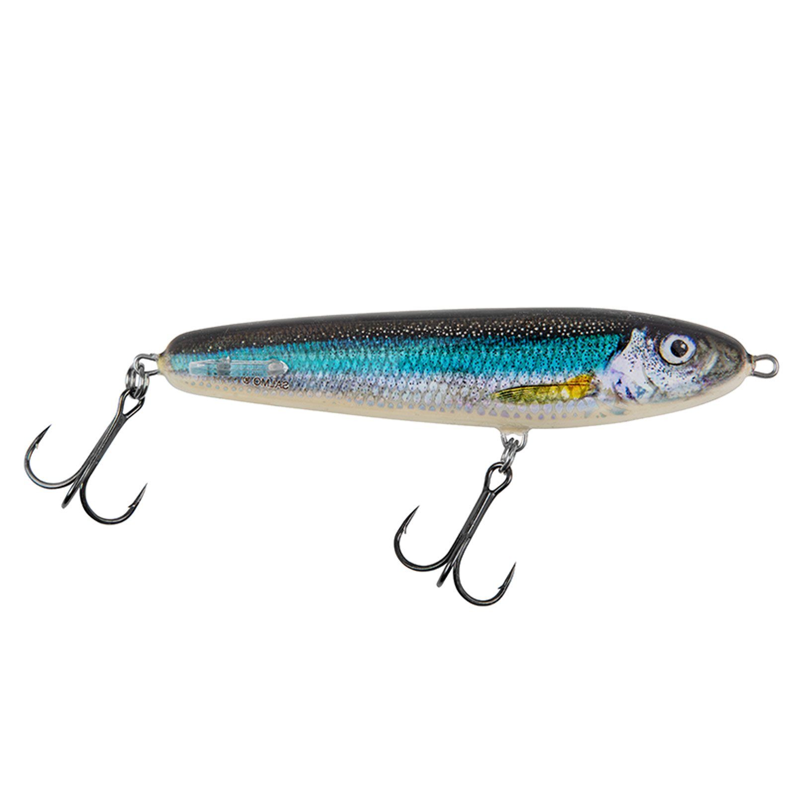 Salmo Floating Kunstköder, Jerkbait 12cm Sweeper Salmo Holo Smelt