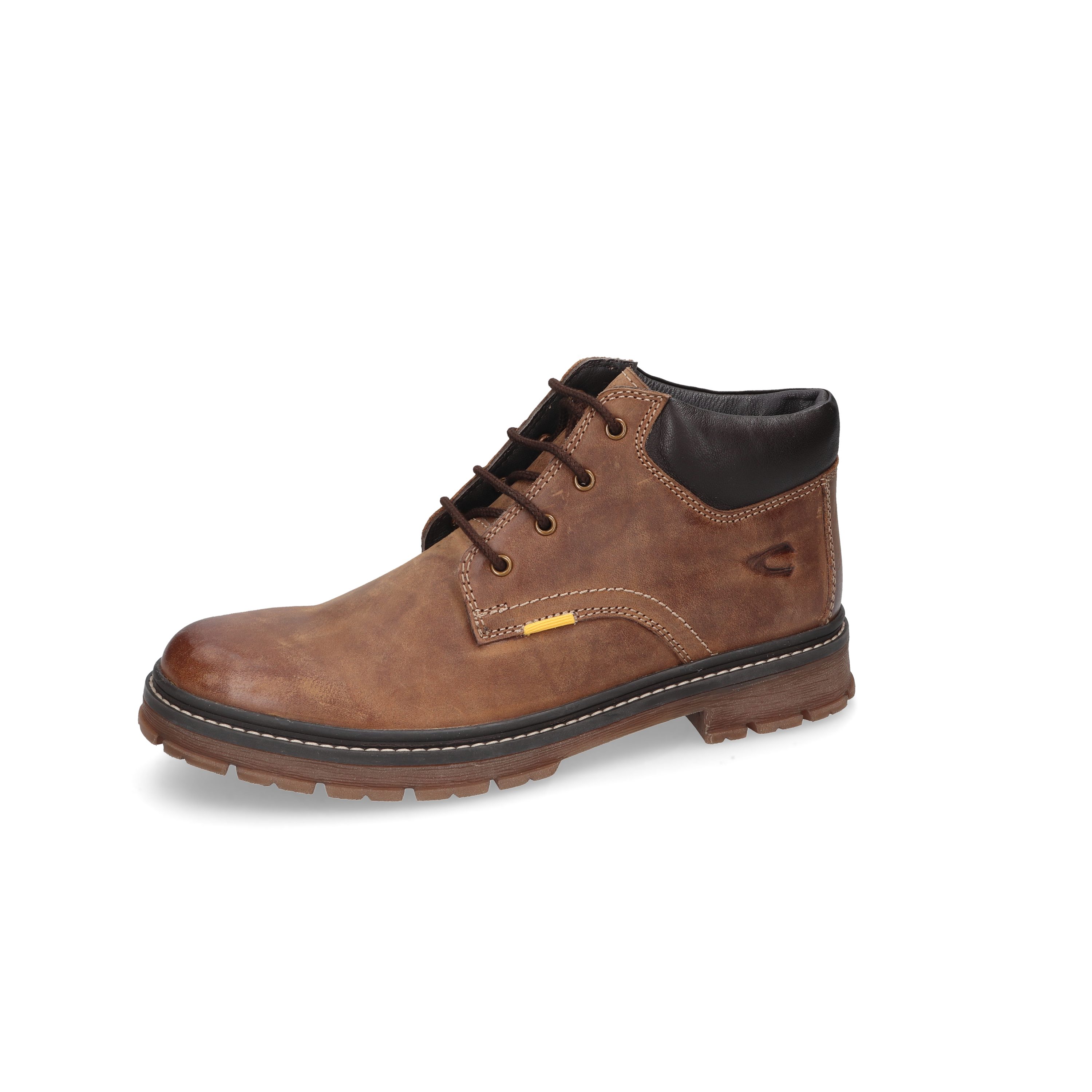 camel active Schnürboots Schnürstiefelette, Herbst-Boots mit Profilsohle