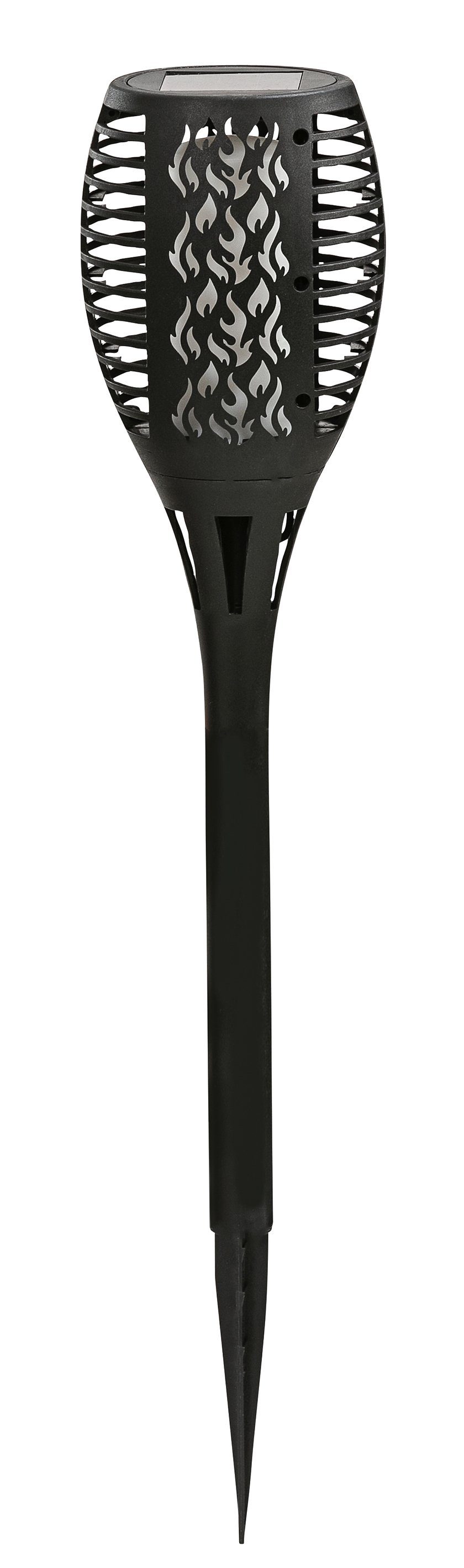 LED Solarleuchte Flammenfackel Junior, warmweißes Licht, Kunststoff