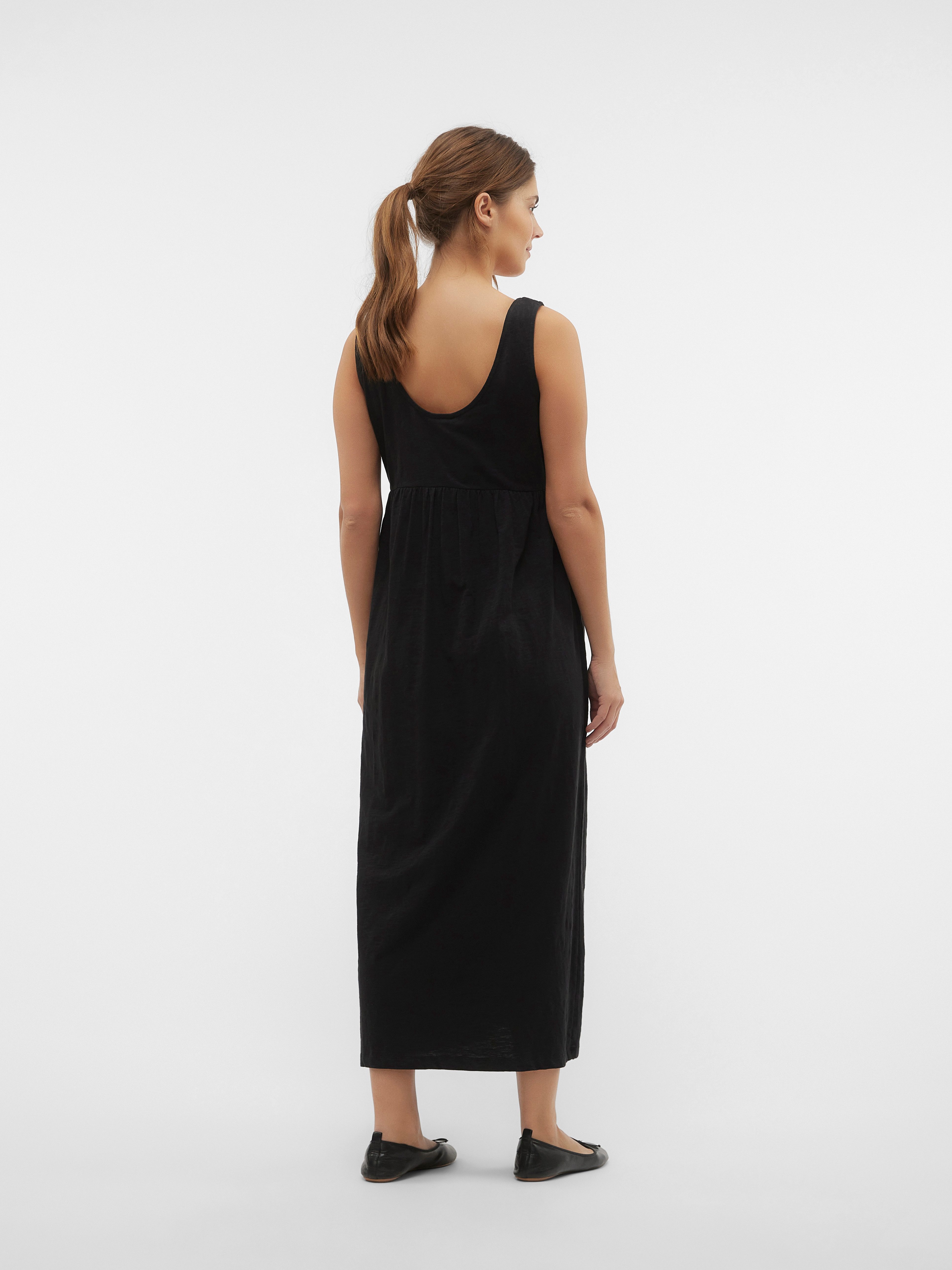 Mamalicious Trägerkleid MLEVI LIA SL JRS ANKLE DRESS 2F NOOS Sommerkleid