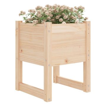 vidaXL Blumentopf Pflanzkübel 40x40x52,5 cm Massivholz Kiefer (1 St)