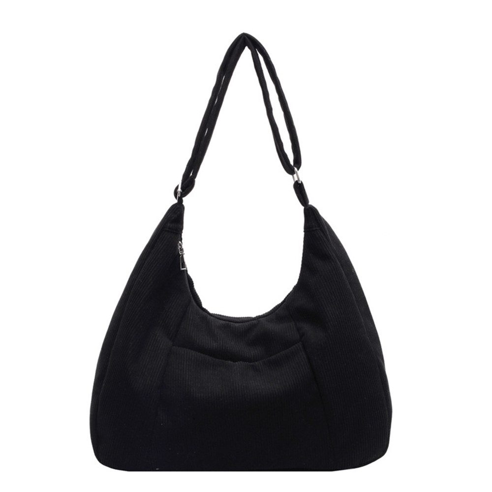 nsihing Handtasche Große Damen Cord Umhängetasche Shopper Schultertasche Crossbody Bag, ideal für Uni, Schule, Arbeit und Freizeit