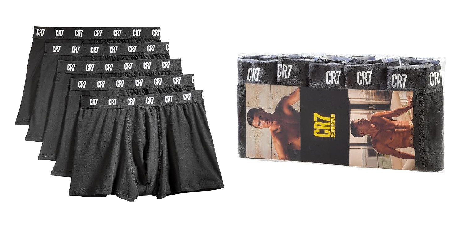 CR7 Boxer CR7 5er Pack Boxershorts Trunk Herren by Cristiano Ronaldo Black- günstig online kaufen