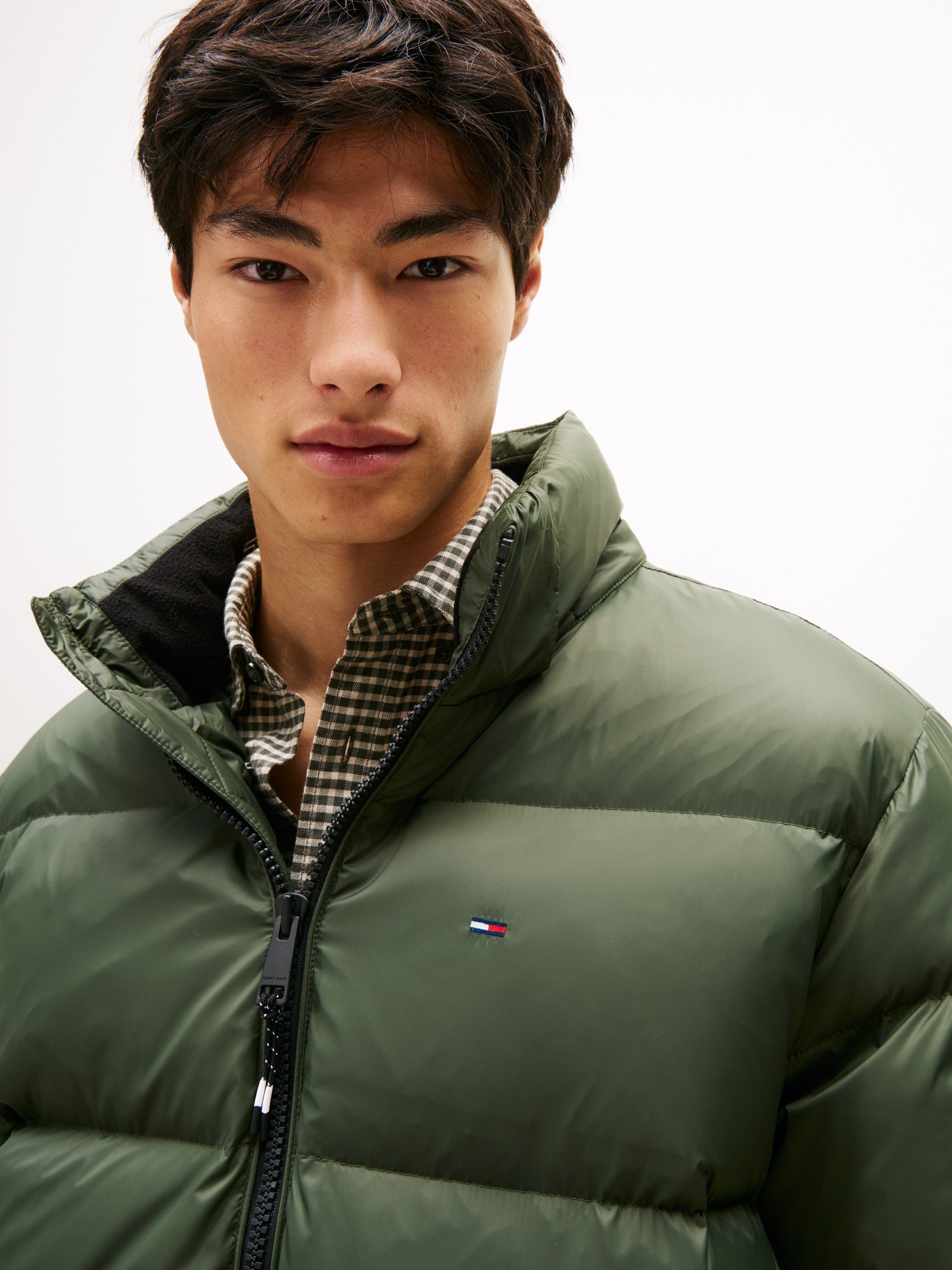 Tommy Jeans Steppjacke TJM ESSENTIAL DOWN PARKA Daunenjacke, Übergangsjacke mit Kapuze