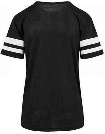 Build Your Brand Trainingsshirt Ladies Mesh Stripe