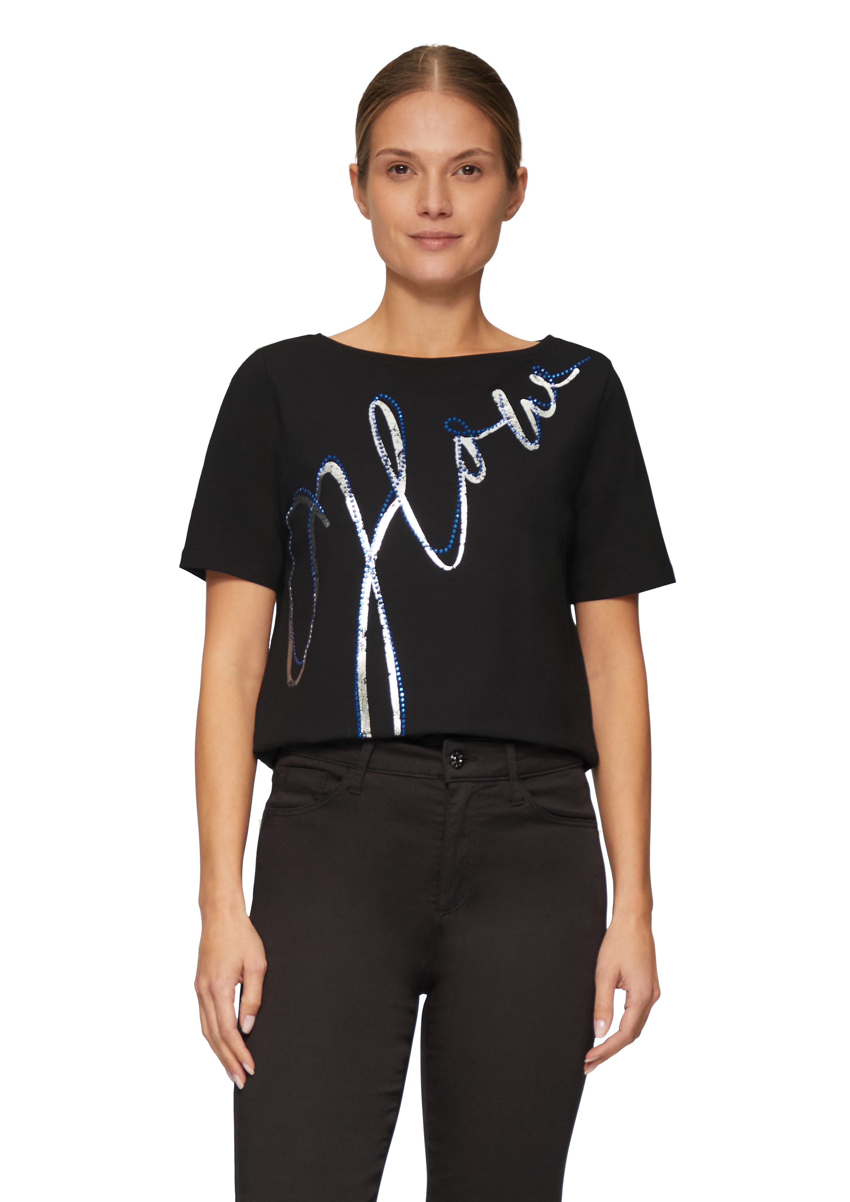 s.Oliver BLACK LABEL Kurzarmshirt T-Shirt mit günstig online kaufen