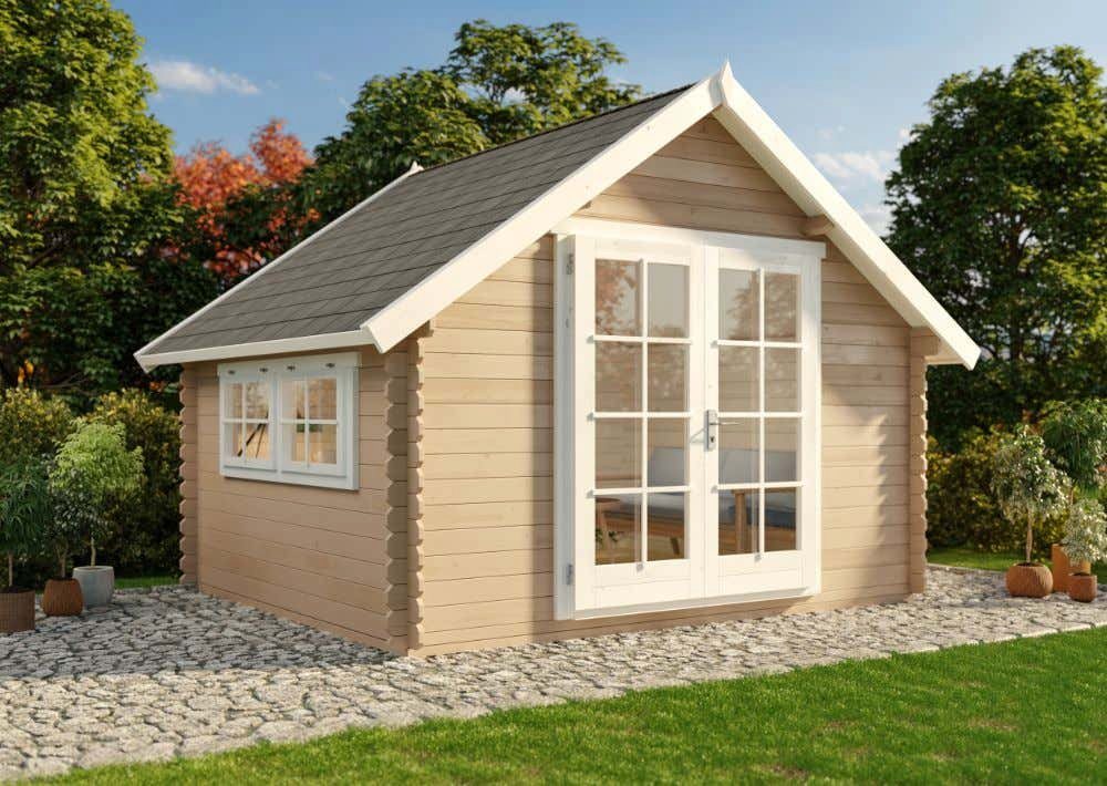 Thumbnail - Alpholz Gartenhaus Holz Ronja-28, BxT: 390x320 cm