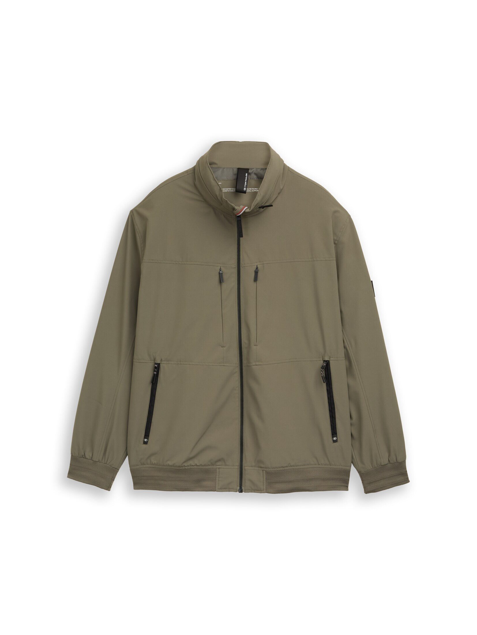 TOM TAILOR PLUS Outdoorjacke Jacken Plus Size - Blouson Jacke mit verstaubarer Kapuze