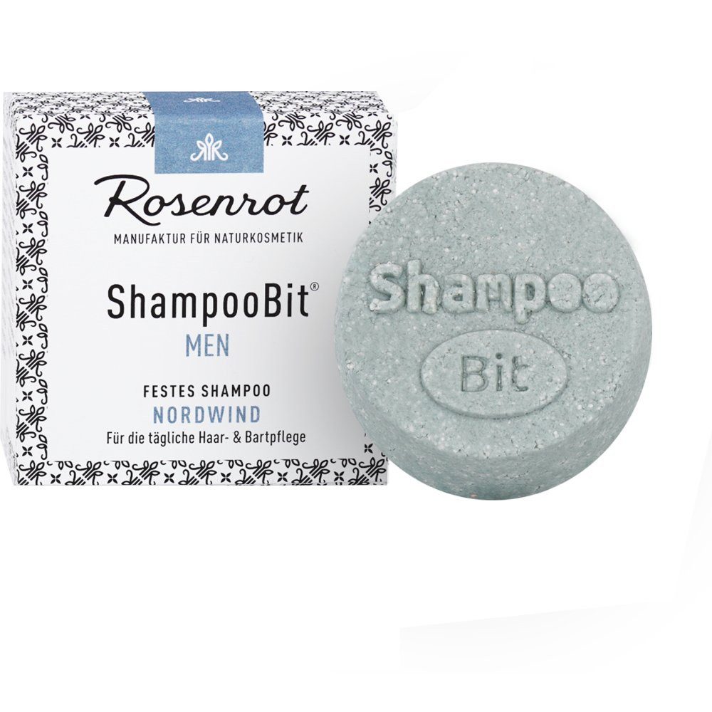 Rosenrot Haarshampoo Festes Shampoo Men Nordwind, 55 g