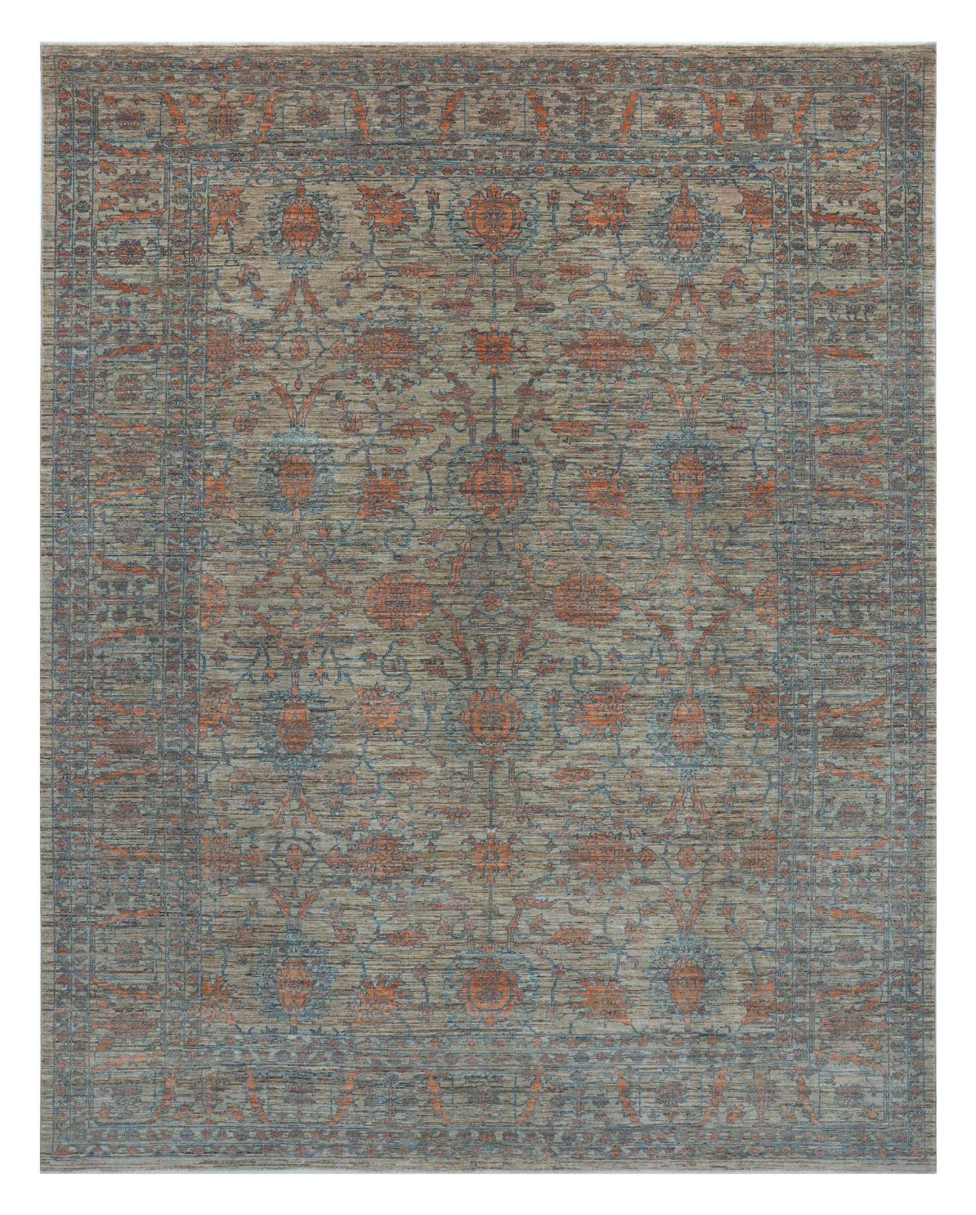 Nain Trading Orientteppich Ziegler Farahan 276x370 Handgeknüpfter Orientteppich, rechteckig, Höhe: 6 mm