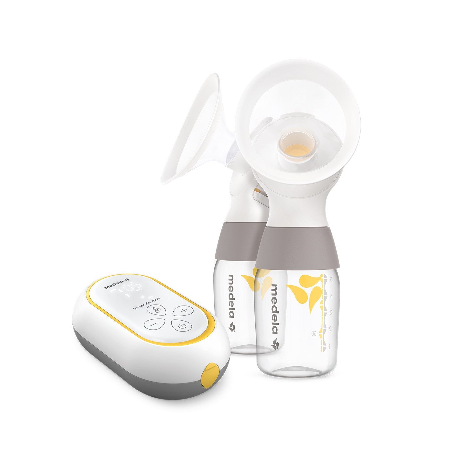 MEDELA Elektrische Doppelmilchpumpe Freestyle™ Mini Classic Doppelmilchpumpe, 1-tlg., bis zu 18 % mehr energiereiche Milch