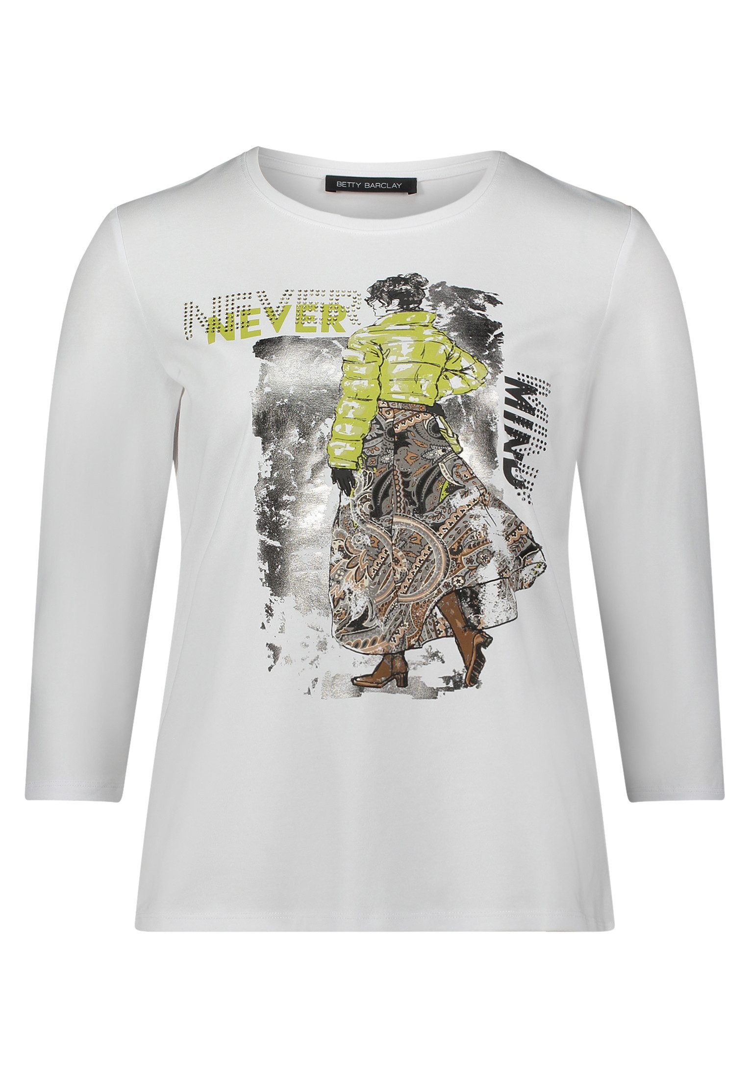 Betty Barclay 3/4-Arm-Shirt Damen mit Rundhalsausschnitt (1-tlg)