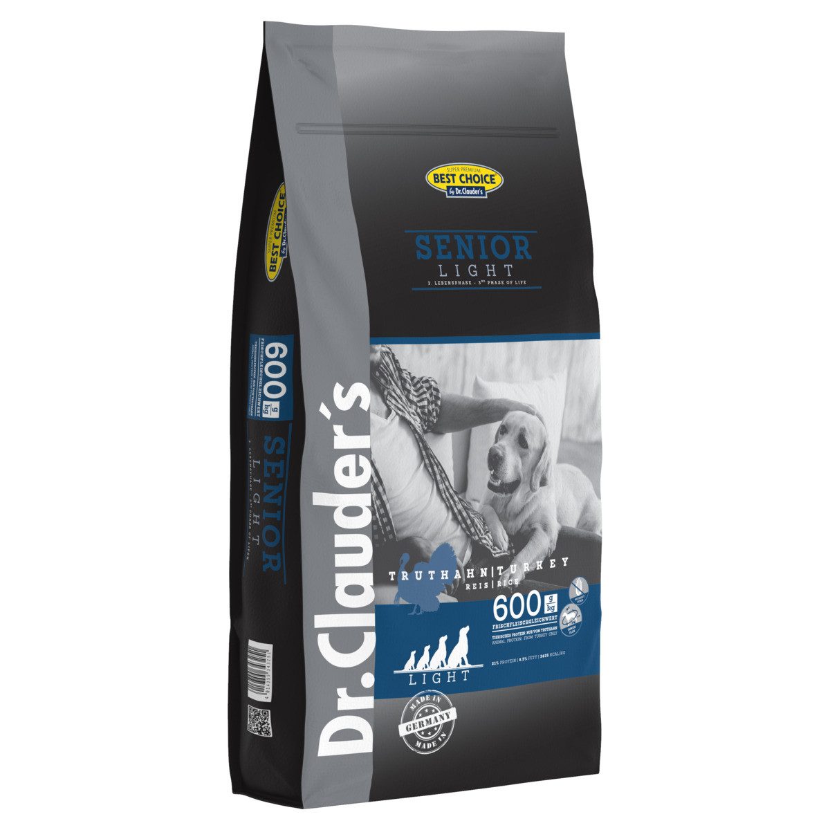 Dr. Clauder's Best Choice Senior Light 12,5 kg, Trockenfutter für: Hund