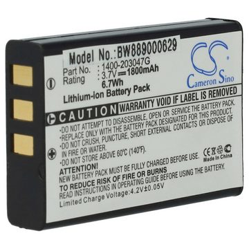 vhbw kompatibel mit Gicom GC9600, LK9100, LK9150 Akku Li-Ion 1800 mAh (3,7 V)