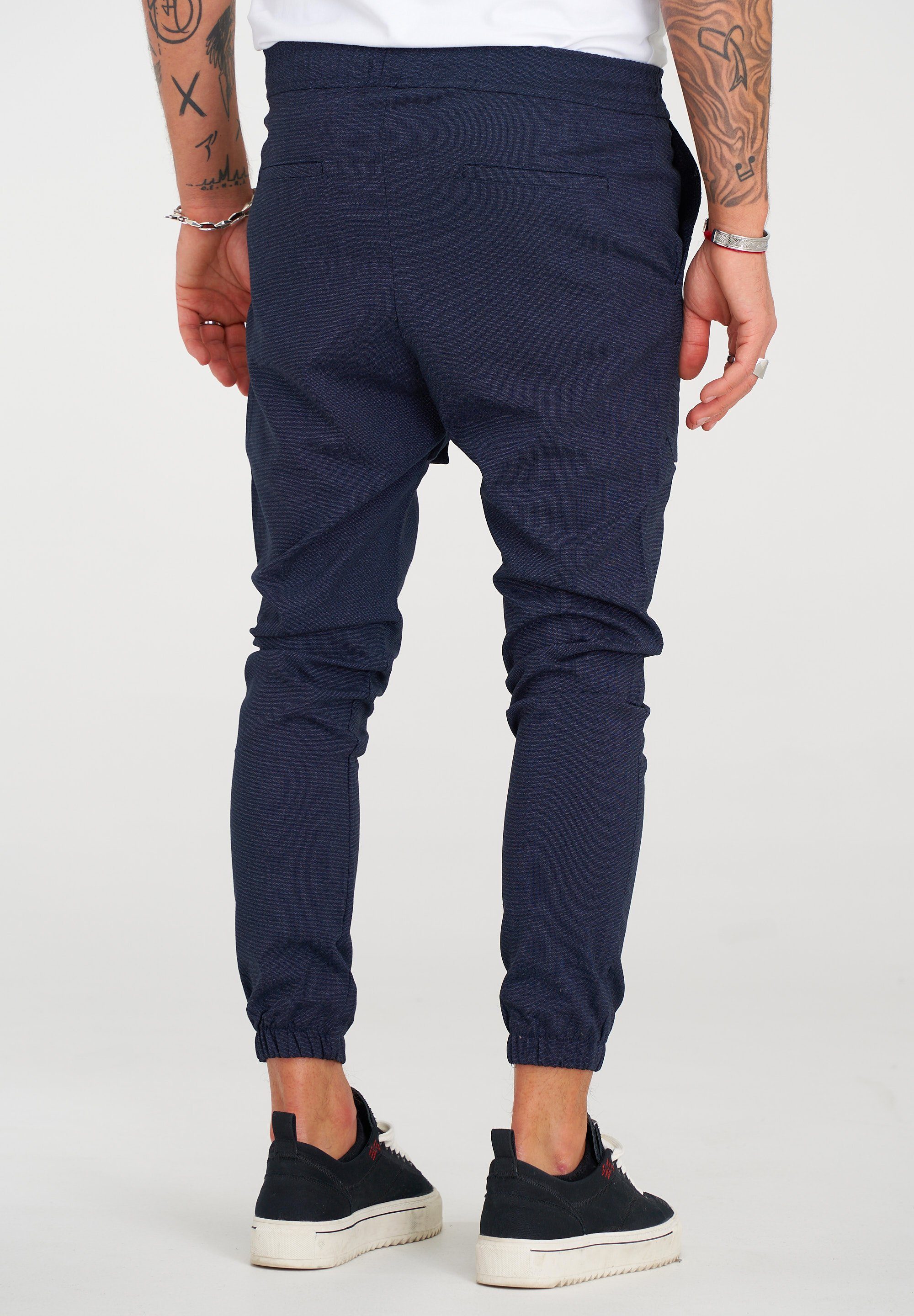 2Y Premium Chinohose ENRIKO mit elastischem Bund