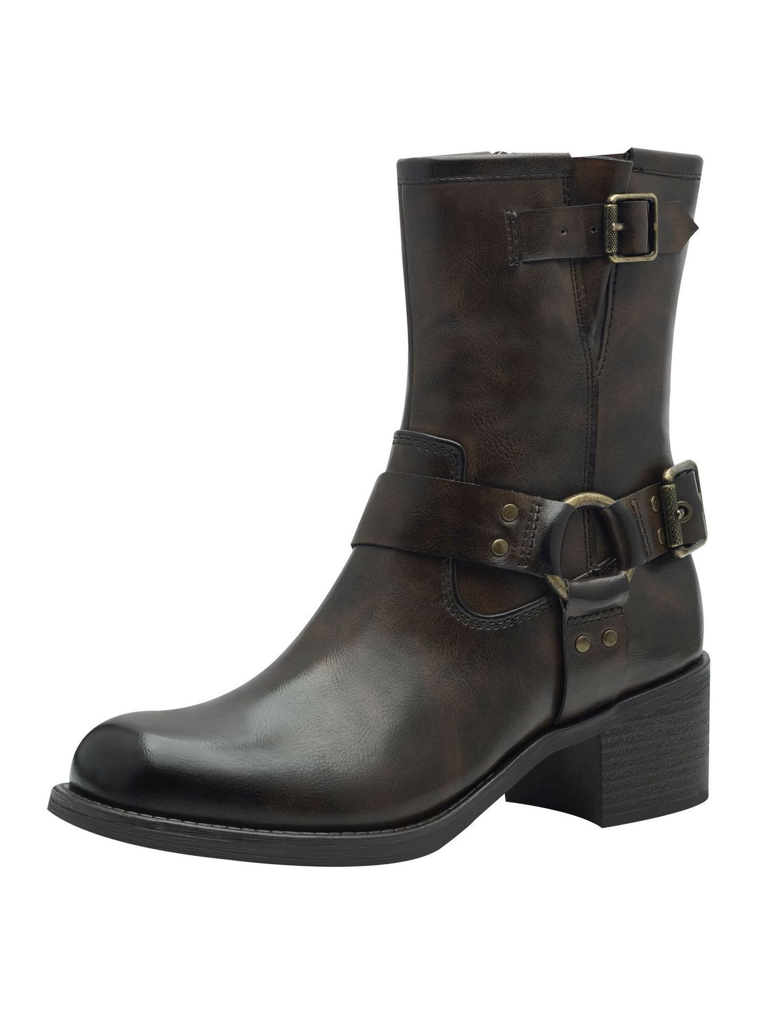 FEEL mit Blockabsatz Blockabsatz 2-25388-43 Stiefelette