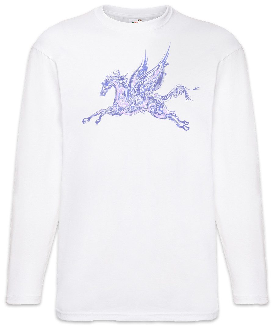 Langarmshirt Winged Horse Langarm T-Shirt Pegasus Geflügeltes Pferd Reiter