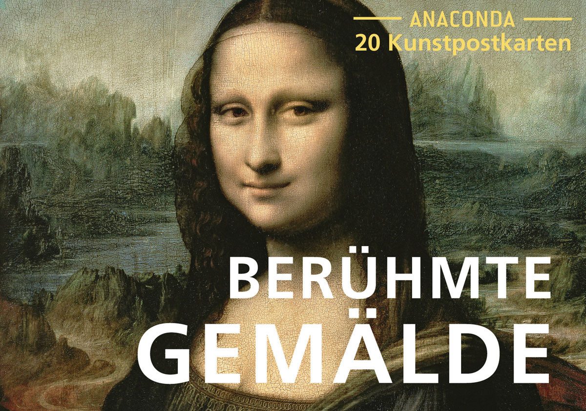 Anaconda Verlag Postkarte Postkarten-Set Berühmte Gemälde: 18 Kunstpostkarten aus hochwertige