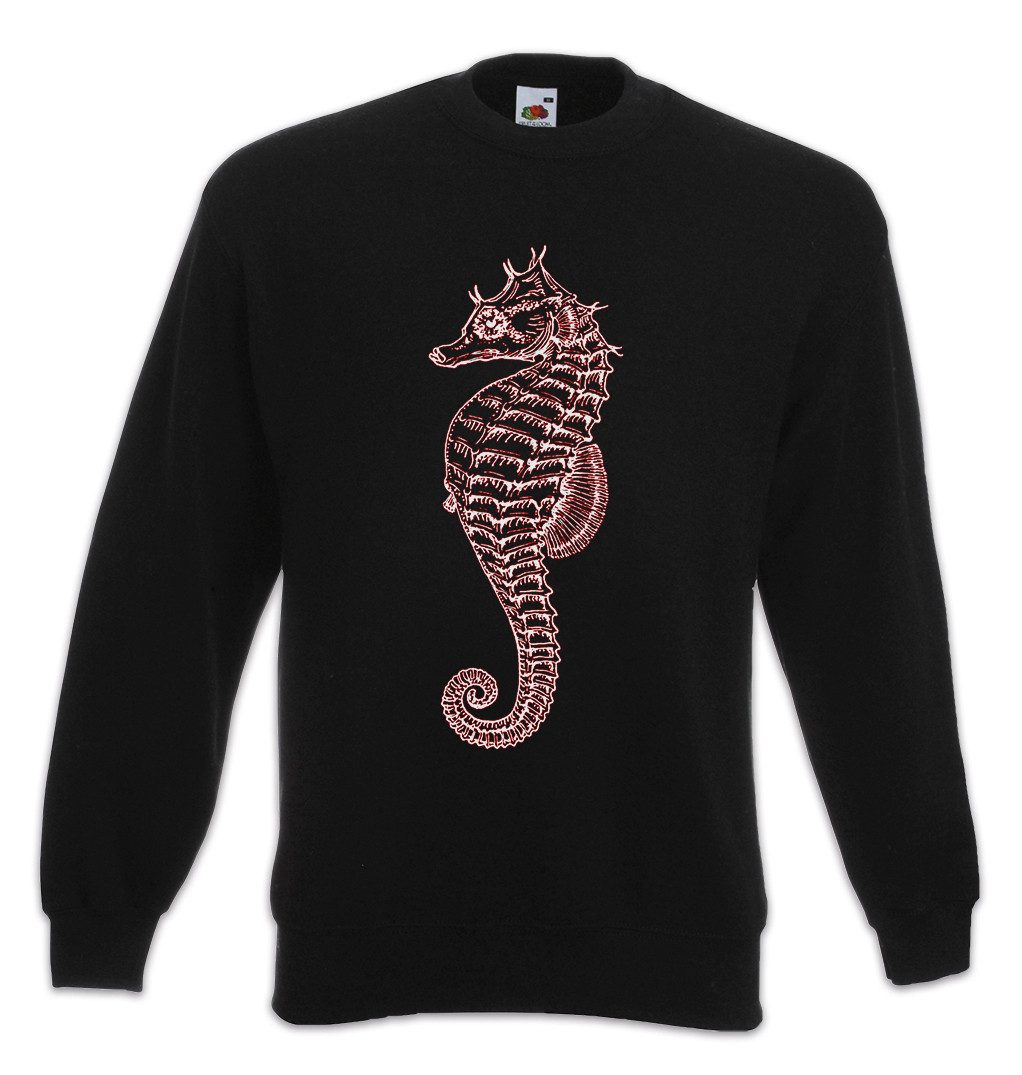 Sweatshirt Sea Horse Sweatshirt Seepferdchen Tattoo Nautical Sailor Stern Star