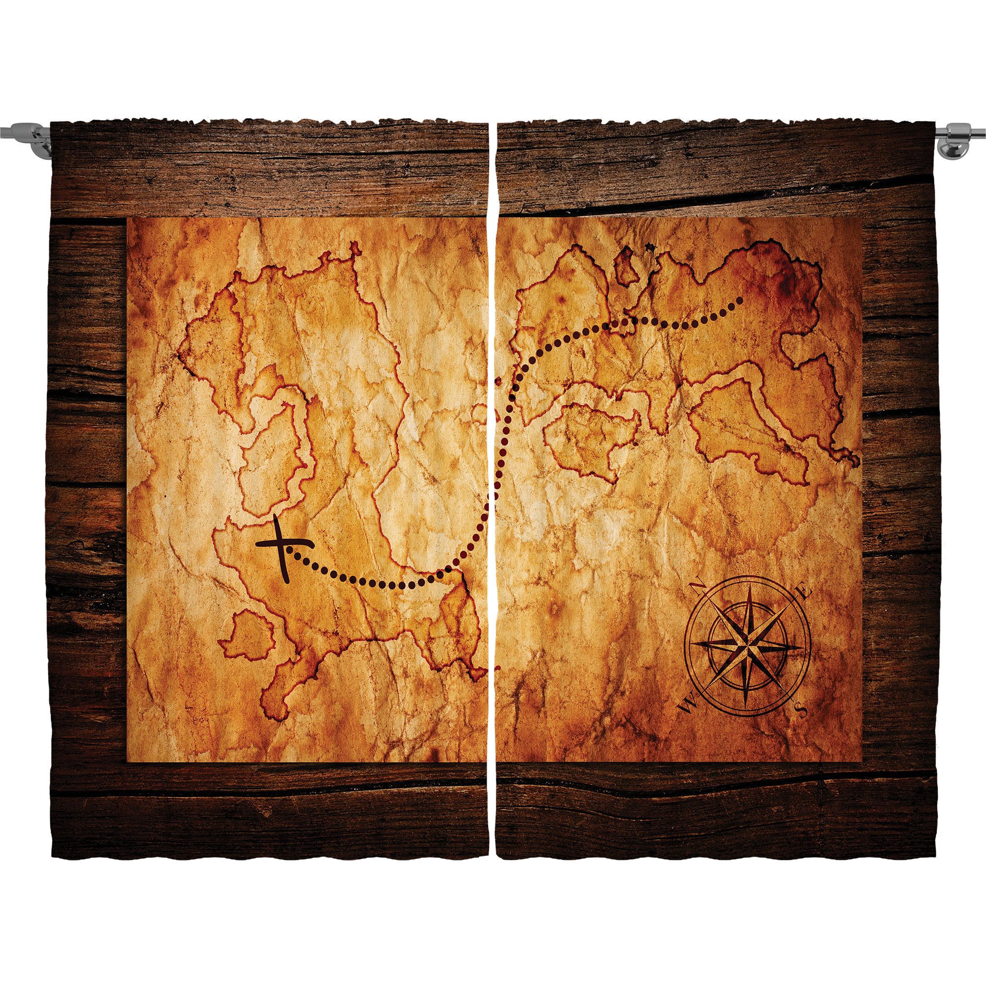 Gardine Schlafzimmer Kräuselband Vorhang mit Schlaufen und Haken