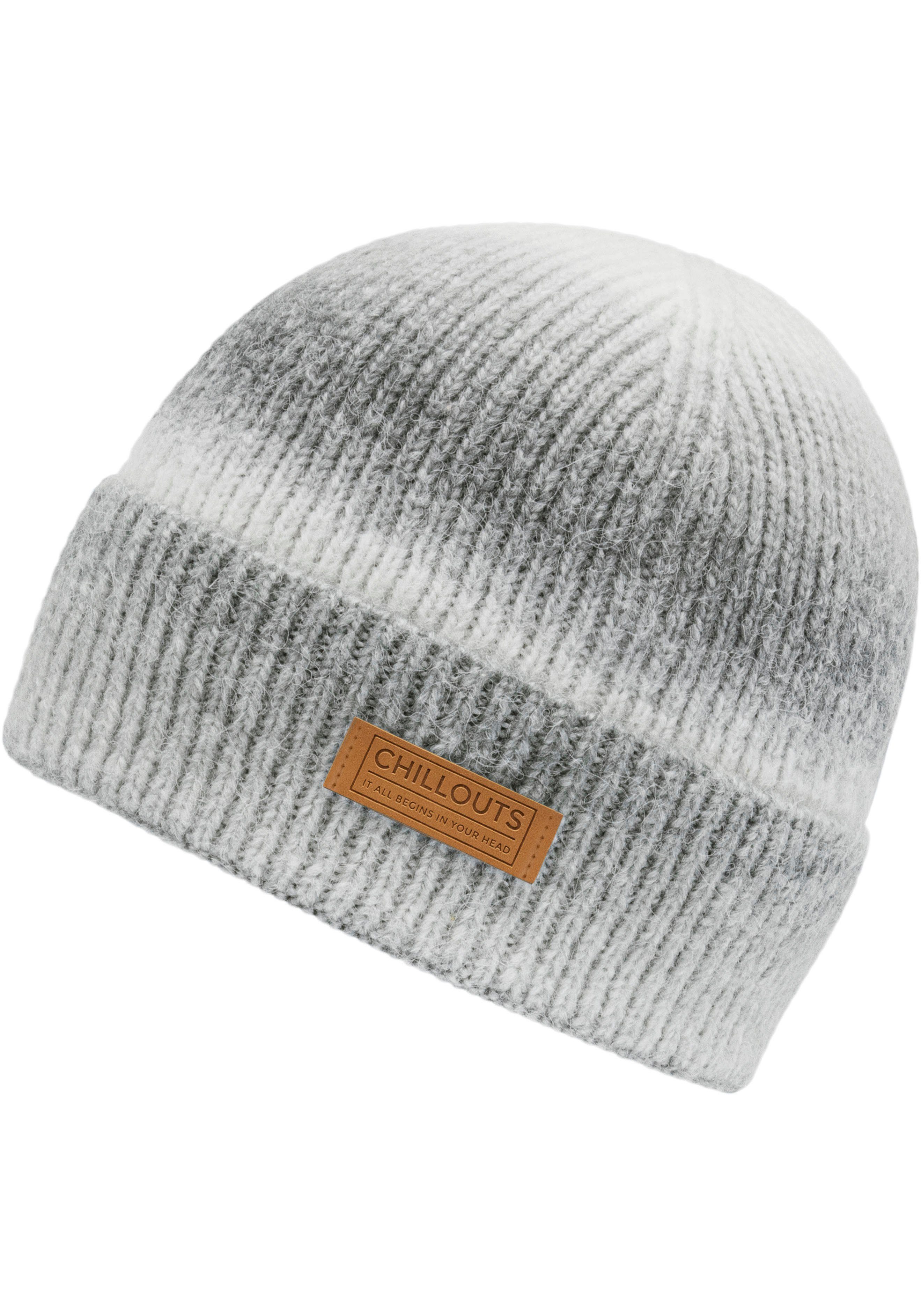 Optik melierter Strickmütze chillouts grey melange Sally In Hat