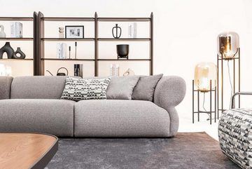 JVmoebel Big-Sofa Modernes Graues Fünfsitzer Sofa Polstercouch Stil Möbel, 3 Teile, Made in Europe