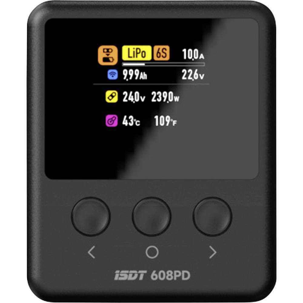 cemon Smart Modellbau-Multifunktionsladegerät 10 A LiFePO, LiPo, LiHV, NiMH Modellbau-Ladegerät (Entladefunktion, Grafische Anzeige, Ladestrom einstellbar)