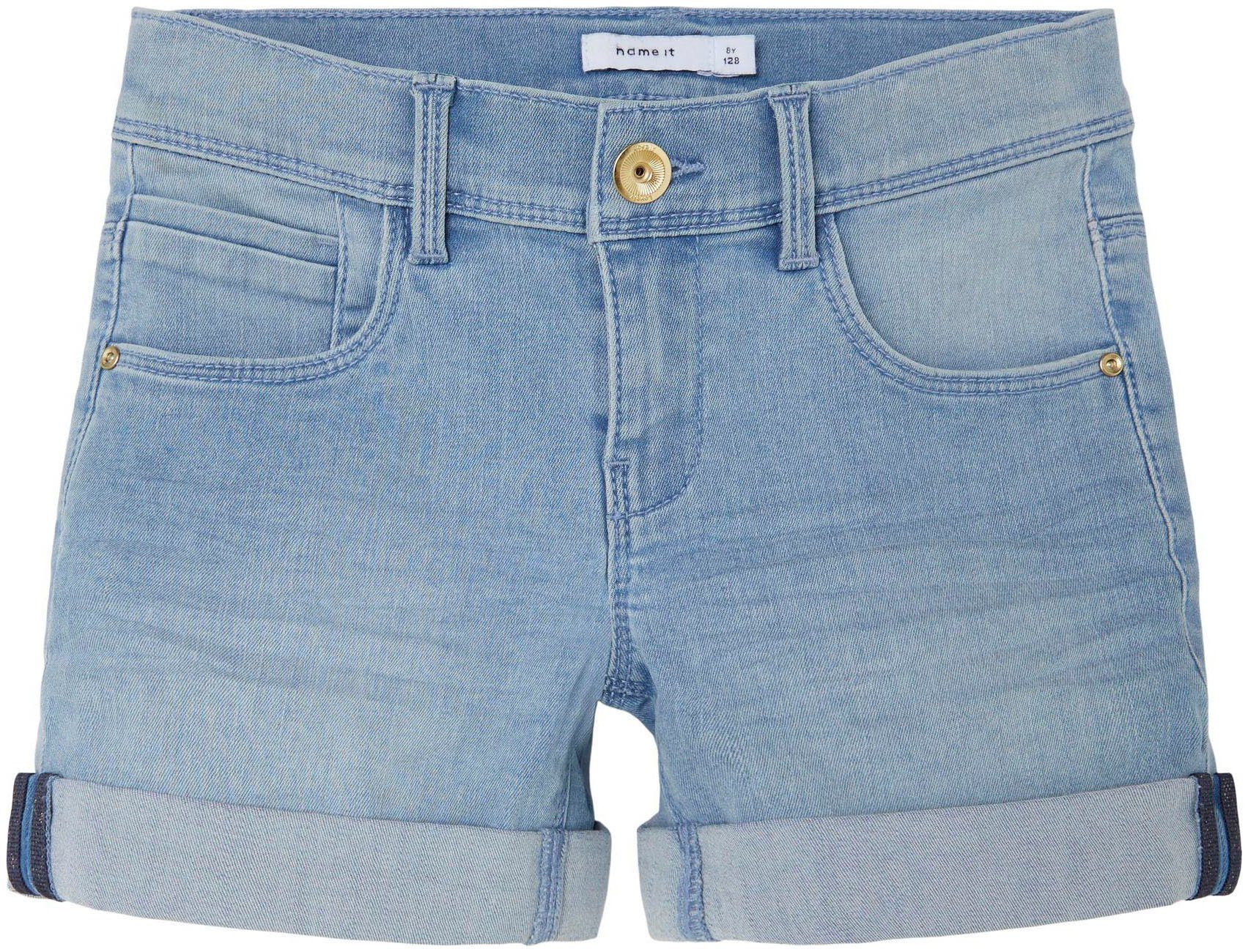 SHORTS SLIM blue Shorts light Name It NKFSALLI denim DNM