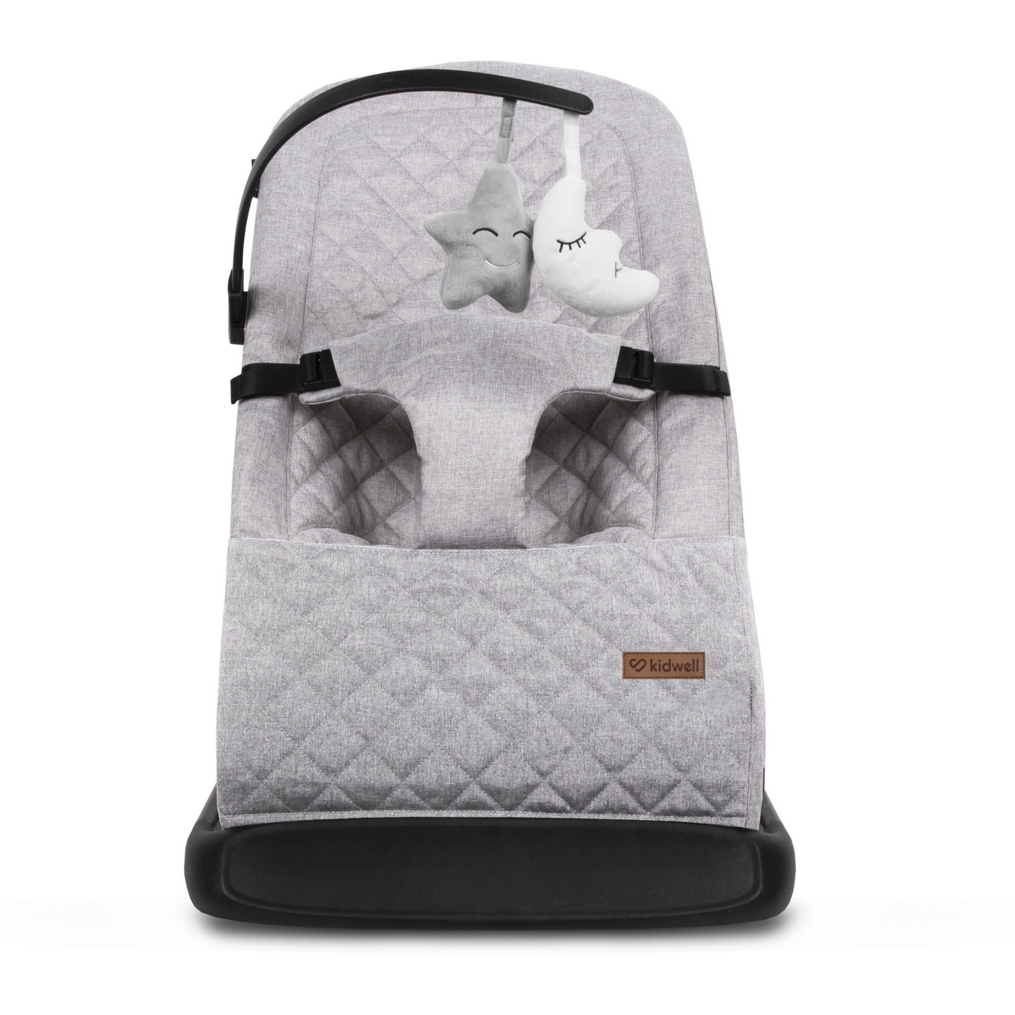 COIL Babywippe Baby Bouncer, Babyschaukel, Schaukelstuhl, 3-Stufen-Verstellung, Anti-Rutsch-Elemente, ergonomische Polsterung
