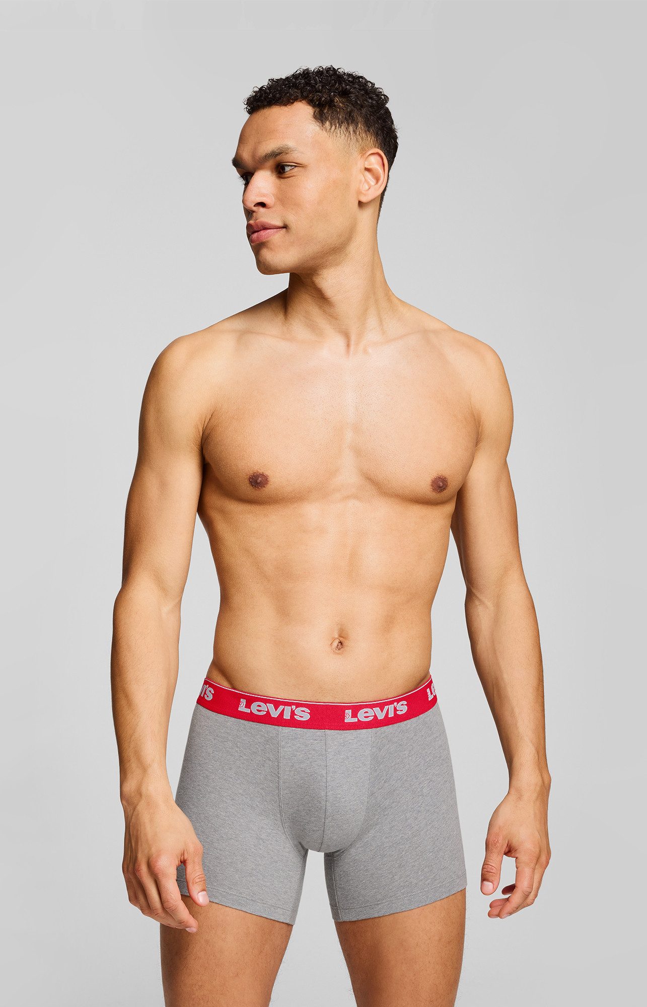 Levi's® Boxershorts LEVIS MEN REPEAT LOGO BOXER BRIEF 3P (3er Pack)