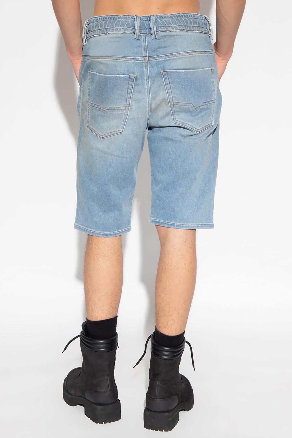 Jogg-Jeansbermudas Diesel Krooshort 068CW Herren Joggjeans Bermuda Shorts