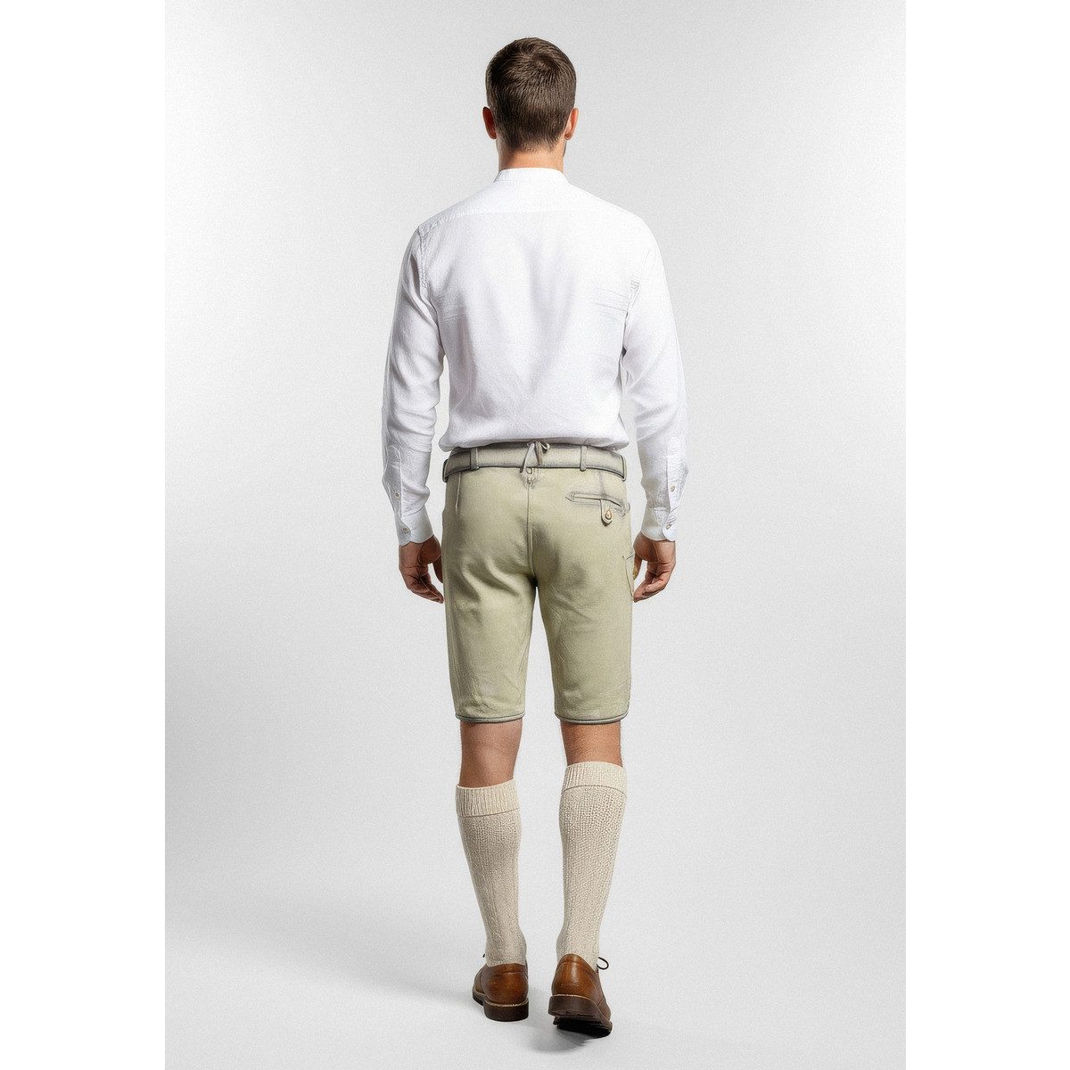 Krüger Trachtenlederhose Maurus Herren (1-tlg) Trachtenlederhose, Trachtenhose, Bayerische Lederhose, Oktoberfest