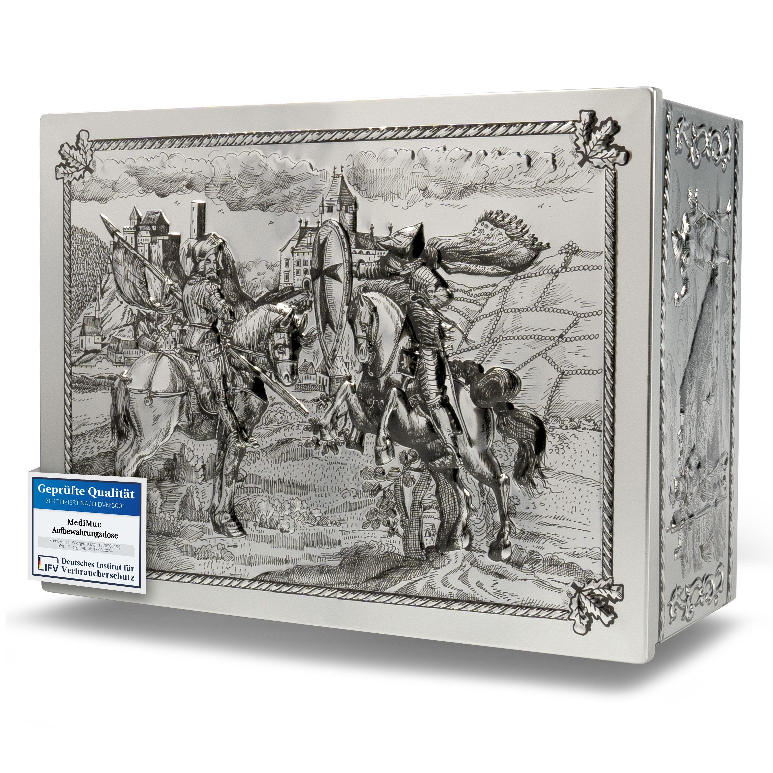 MediMuc Keksdose große Rittertruhe, Kreuzritter Truhe