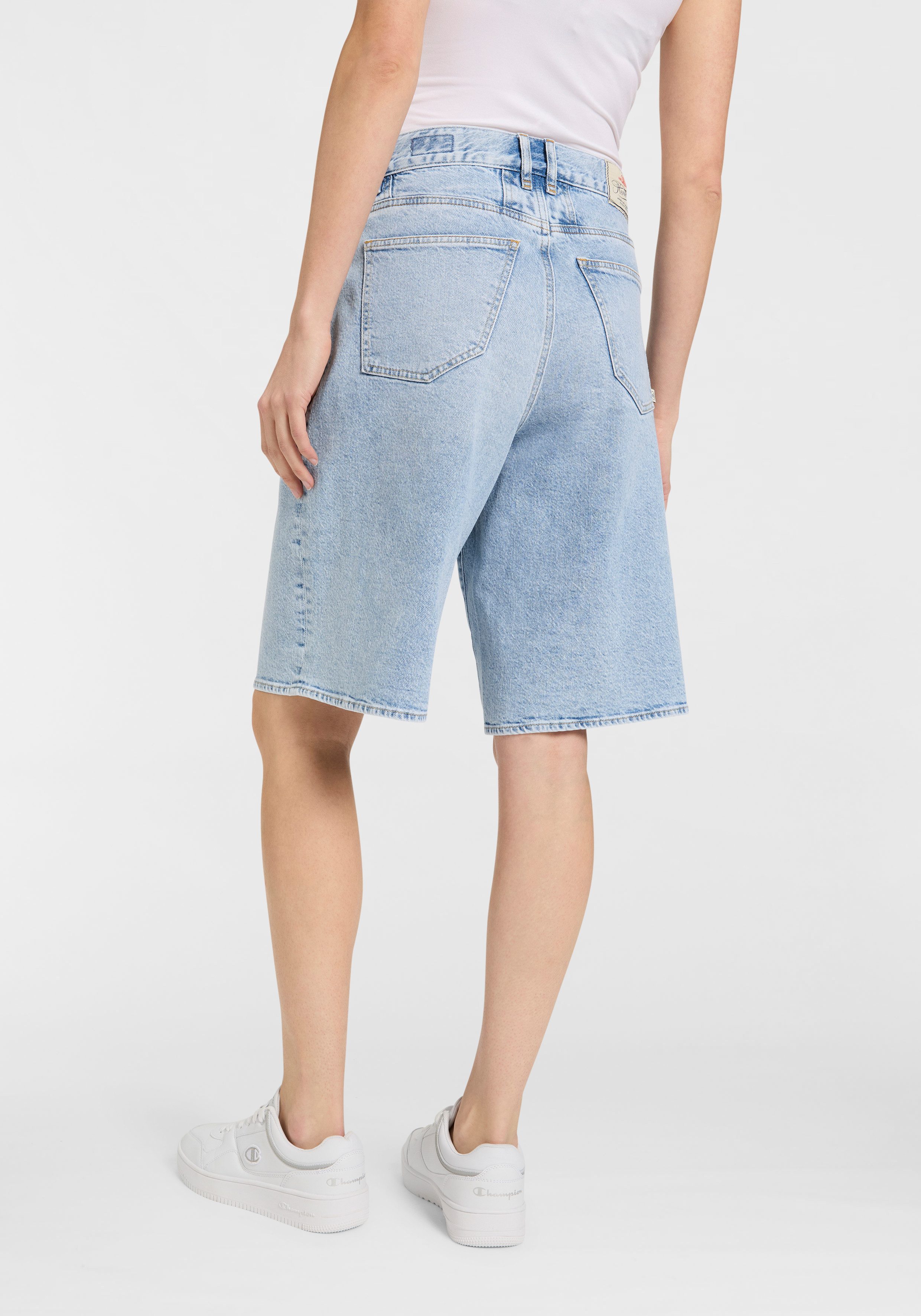 Herrlicher Jeansbermudas Brooke Bermuda Denim mit weitem Bein günstig online kaufen