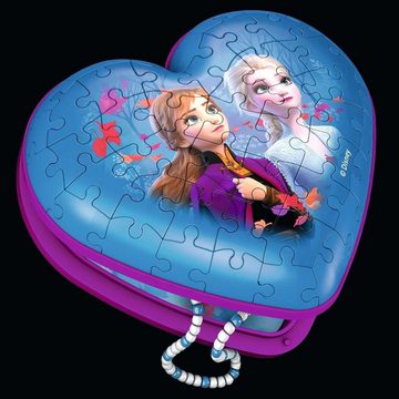 Ravensburger 3D-Puzzle Ravensburger Puzzle Herzschatulle Frozen 2, Puzzleteile