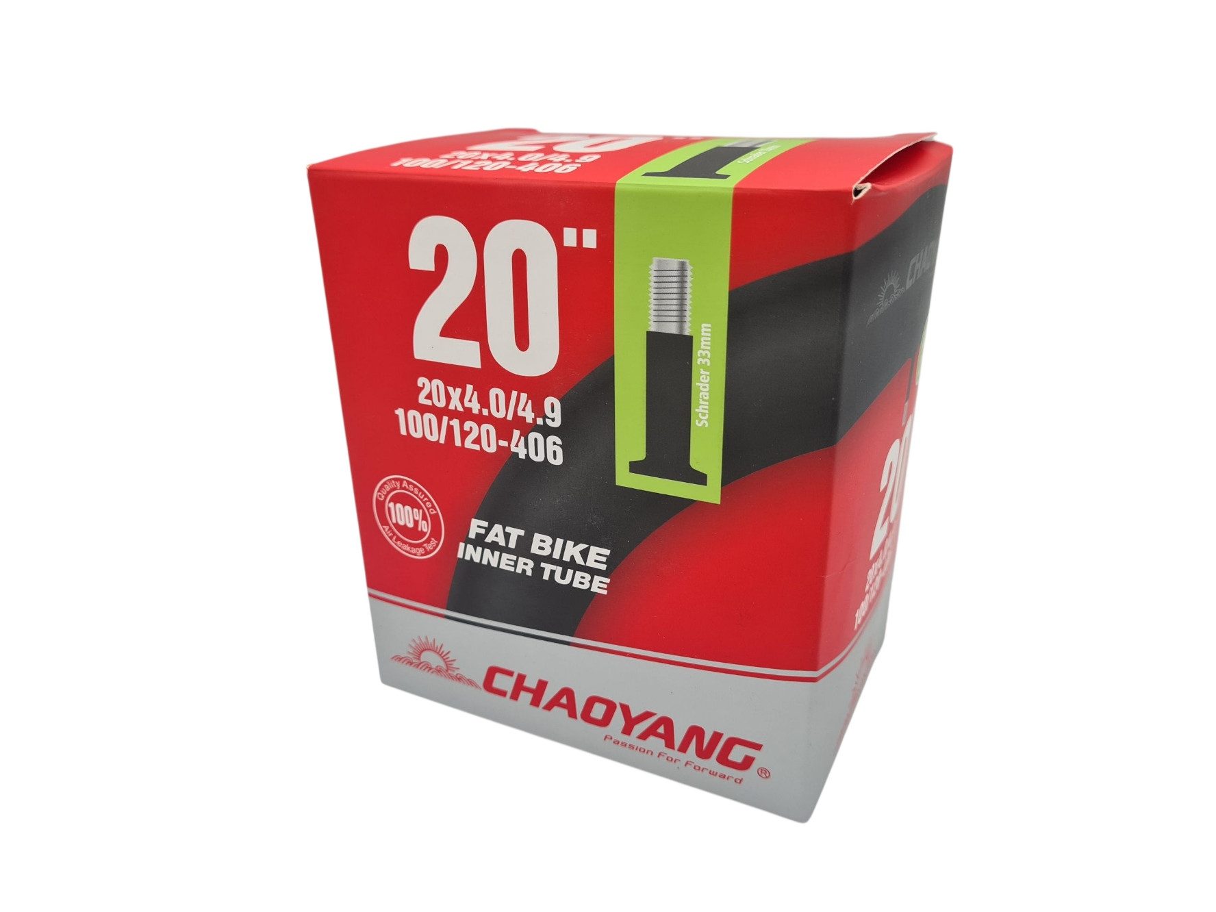 Chaoyang Fahrradschlauch 20 Zoll Fatbike Schlauch Fat Bike 20x4.0/4.90 100/120-406 AV Ventil, (1-St)