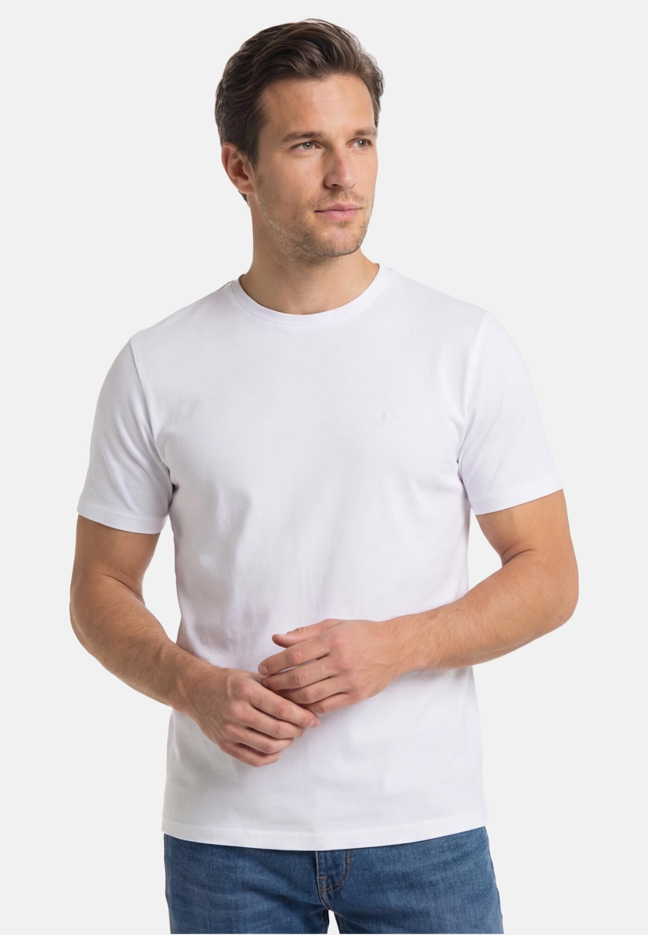 Redmond T-Shirt 3er Pack Basic (Spar-Set, 3-tlg) T-Shirt - Baumwolle - Atmungsaktiv