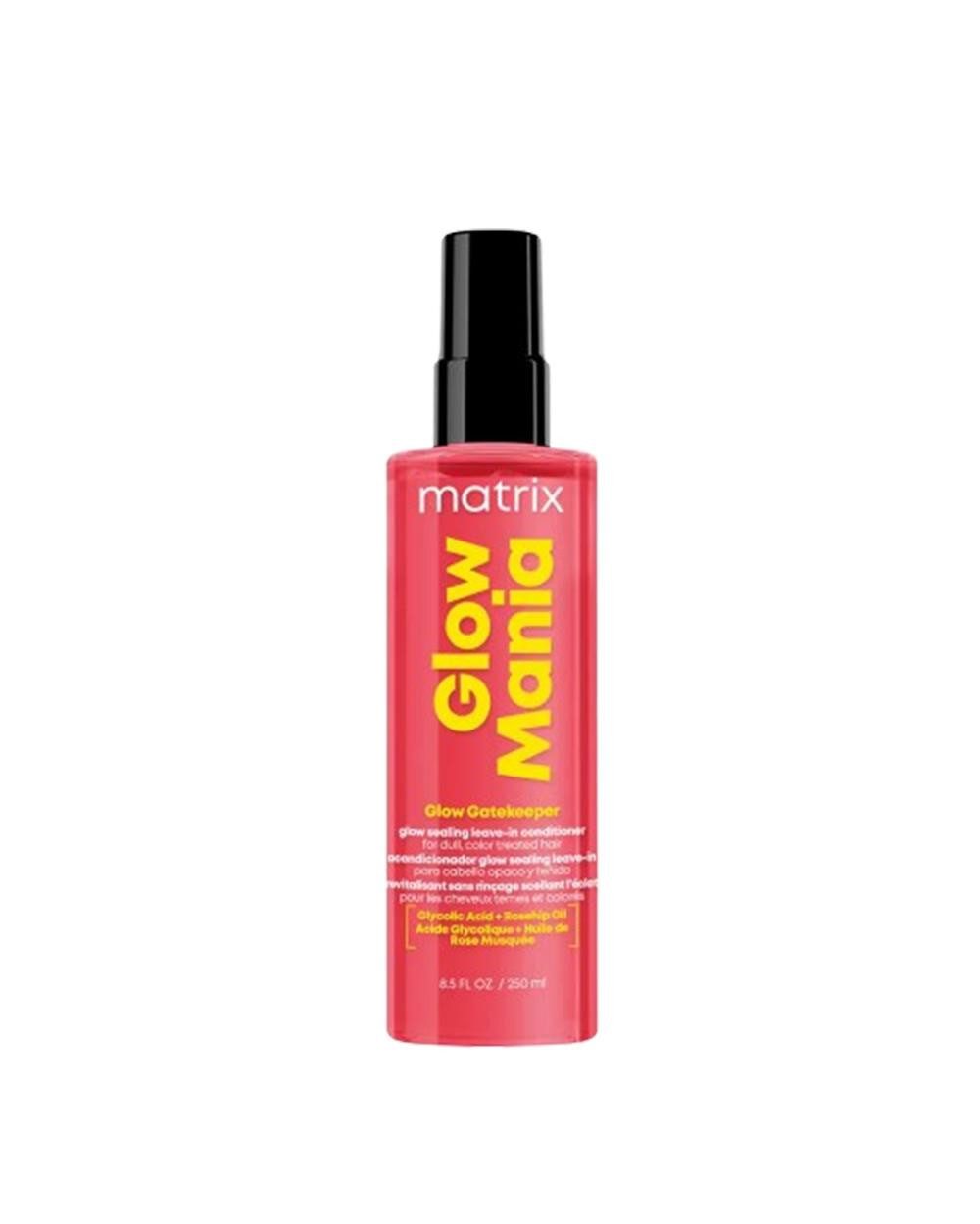 MATRIX Haarspülung Matrix Glow Mania Leave In Conditioner für stumpfes coloriertes Haar, Packung, Farbschutz, Hitzeschutz und Pflege für gefärbtes Haar