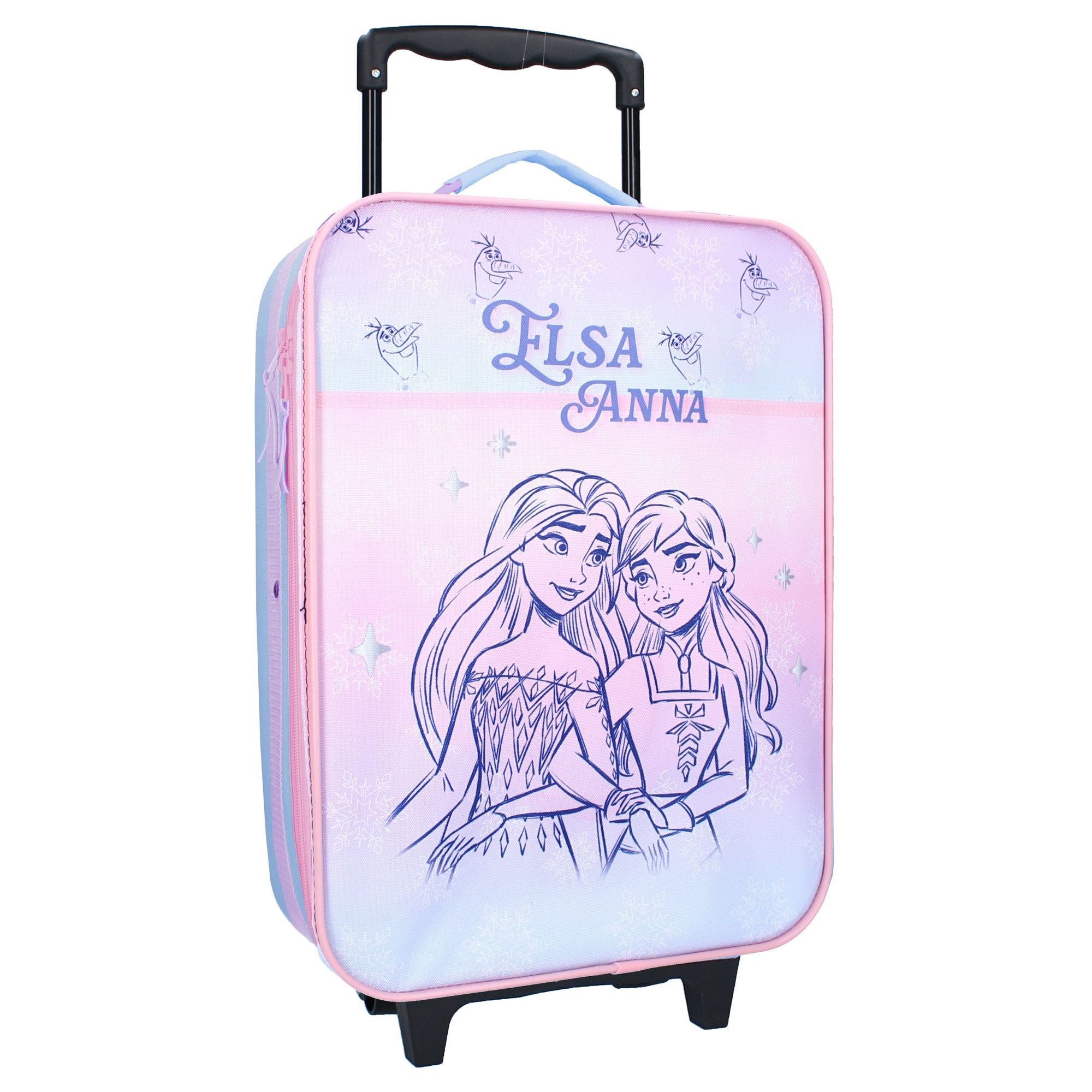 Vadobag Trolley, mit einfachem Griff und doppeltem Reißverschluss