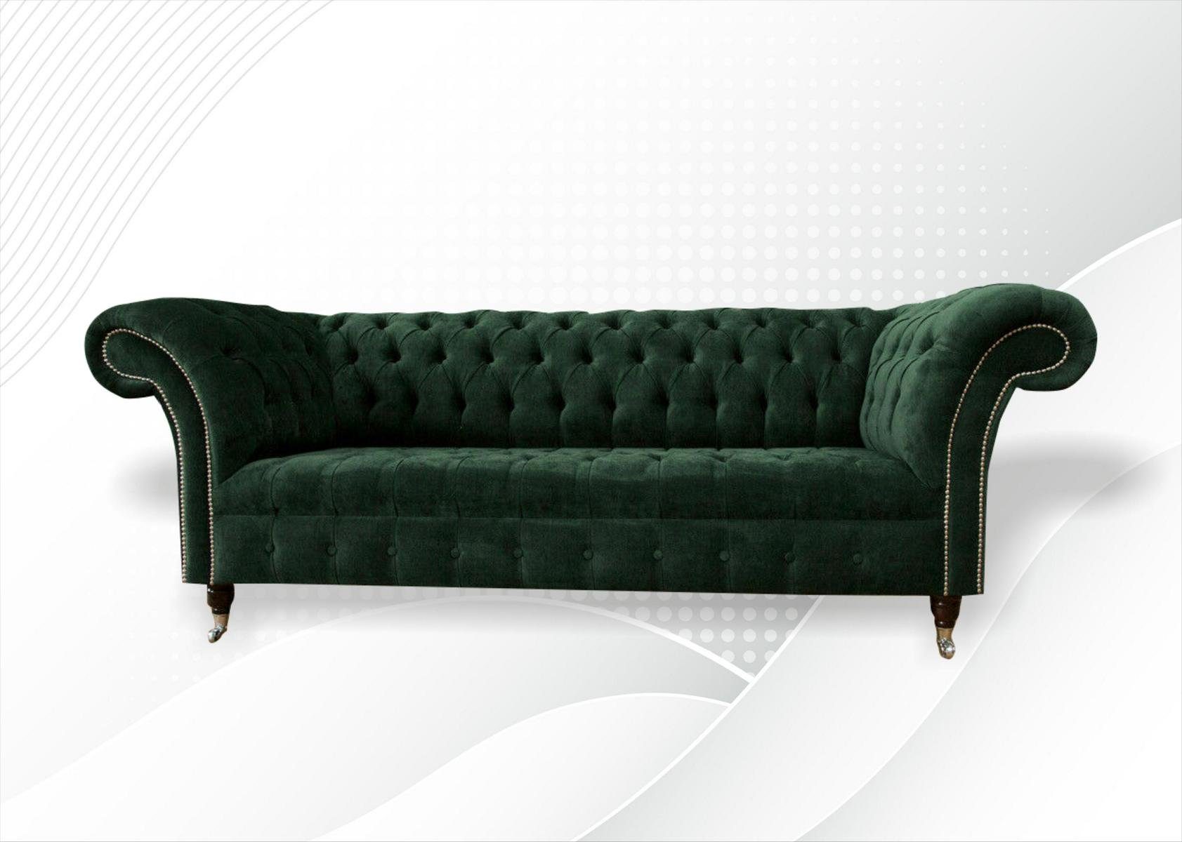 cm Chesterfield-Sofa, Sofa Chesterfield JVmoebel Sitzer 3 Design Couch Sofa 225