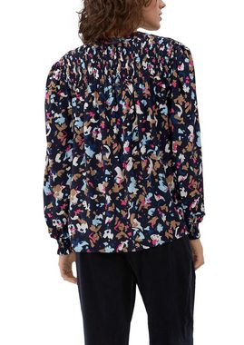 s.Oliver Klassische Bluse Bluse mit Smokdetail