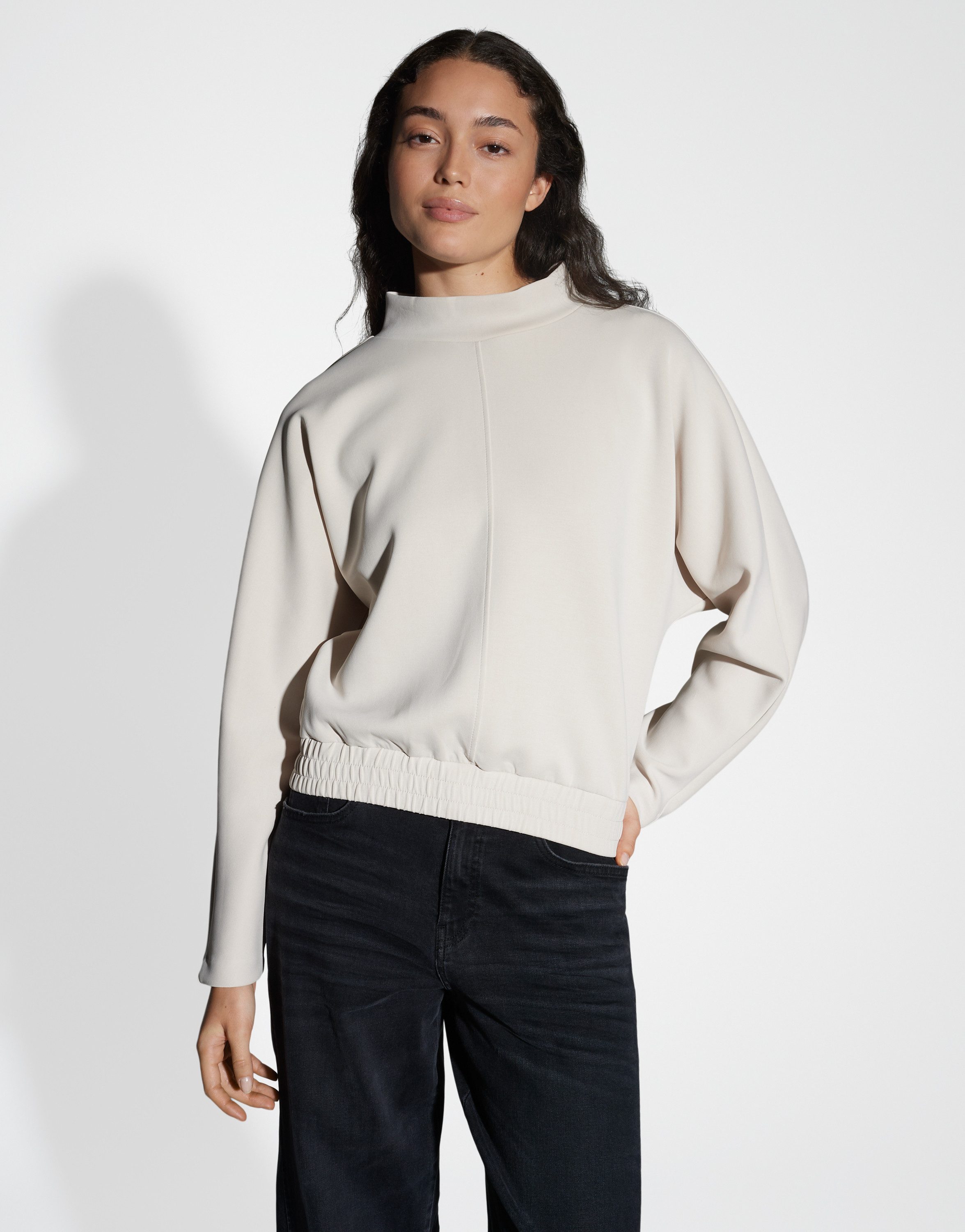 OPUS Sweatshirt GULITTA Loose mit samtiger günstig online kaufen