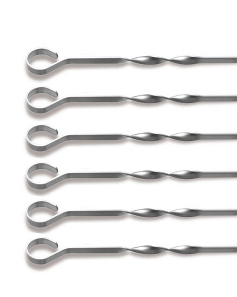 Thüros Drehkorb Thüros 6 Edelstahl Grillspieße 50 cm für Baikal und Tischbaikal