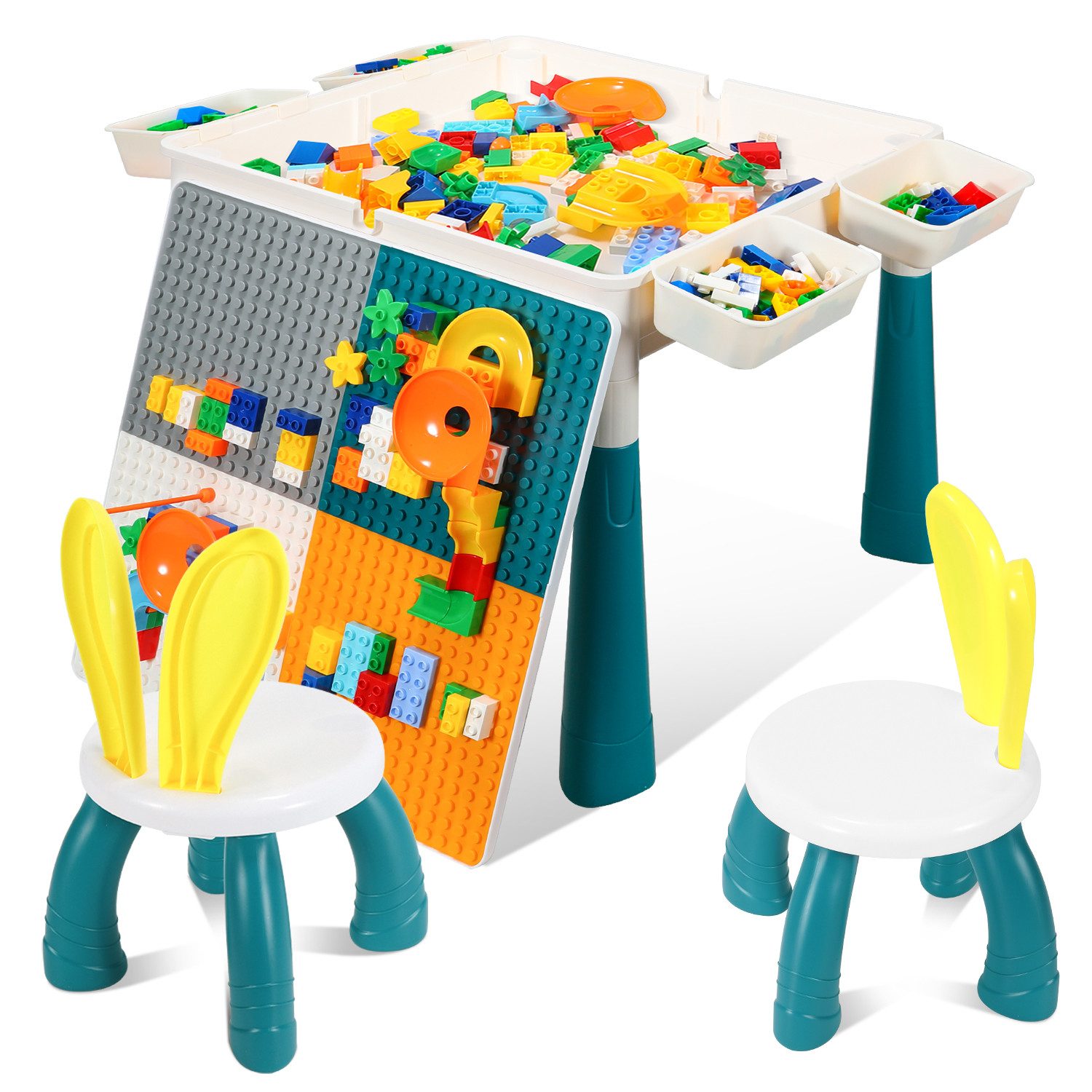 Clanmacy Kindersitzgruppe Kindertisch Multifunktionaler Aktivitätstisch ab günstig online kaufen