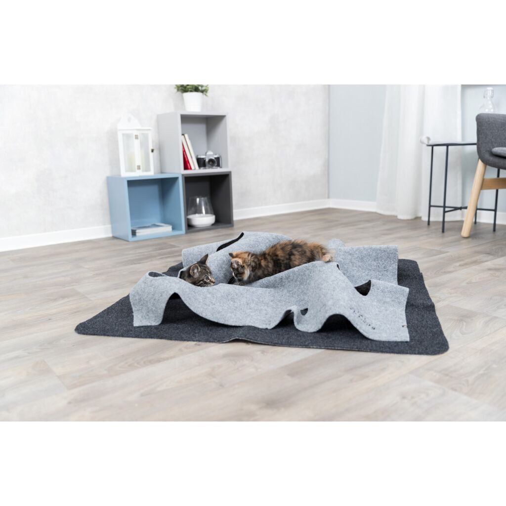 TRIXIE Tier-Intelligenzspielzeug Adventure Carpet - diverse - 99 × 99 cm, Polyester